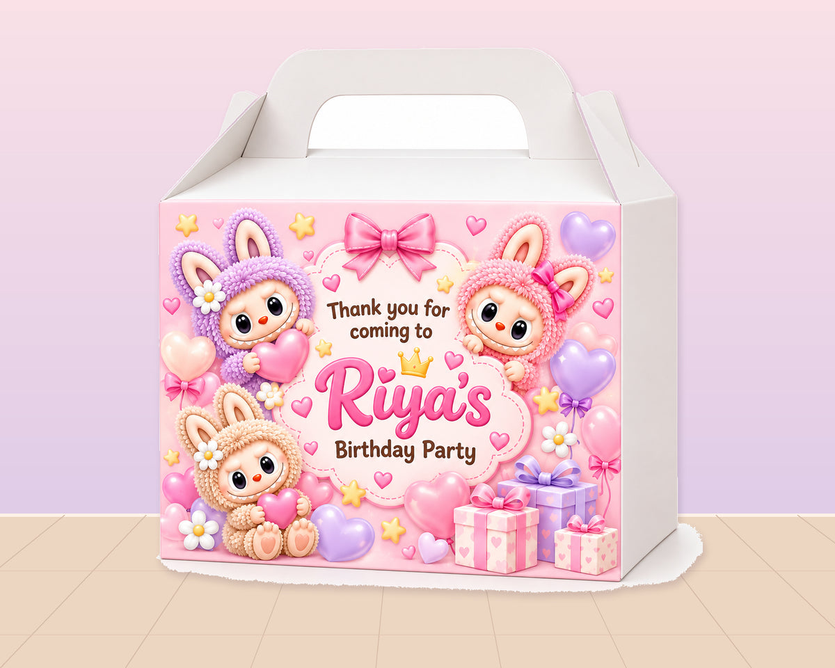 Labubu Theme Goodie Return Gift Boxes - showcase