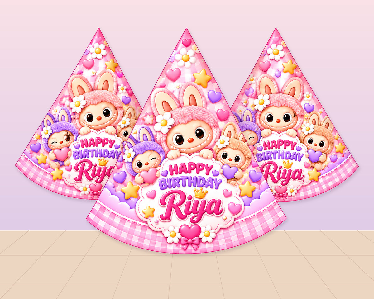 Labubu Theme Personalized Hat - showcase