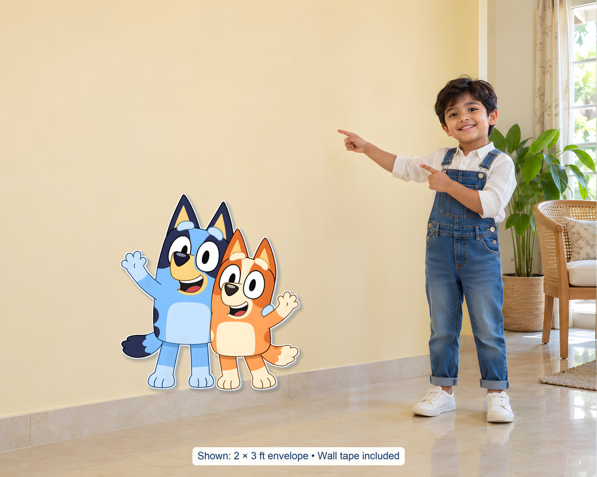 Bluey Theme Cutout BLY-02 - in use