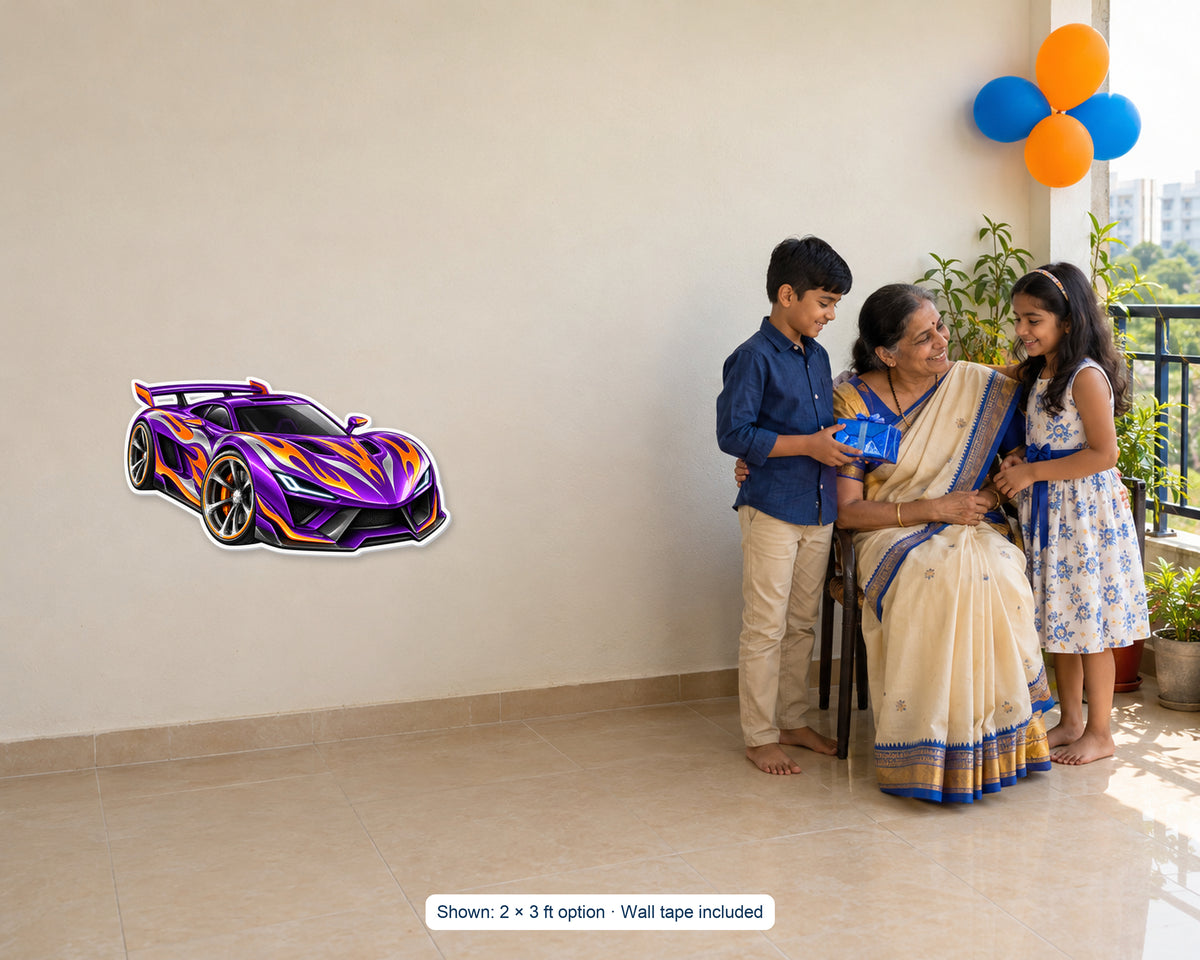 Hot Wheels Theme Cutout HWL-06 - in use