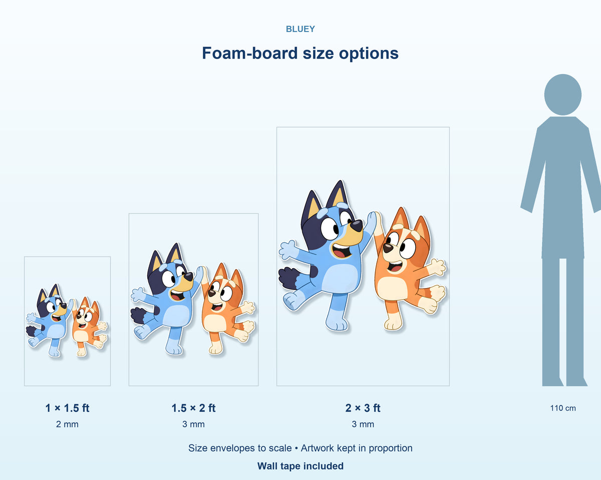 Bluey Theme Cutout BLY-05 - product details