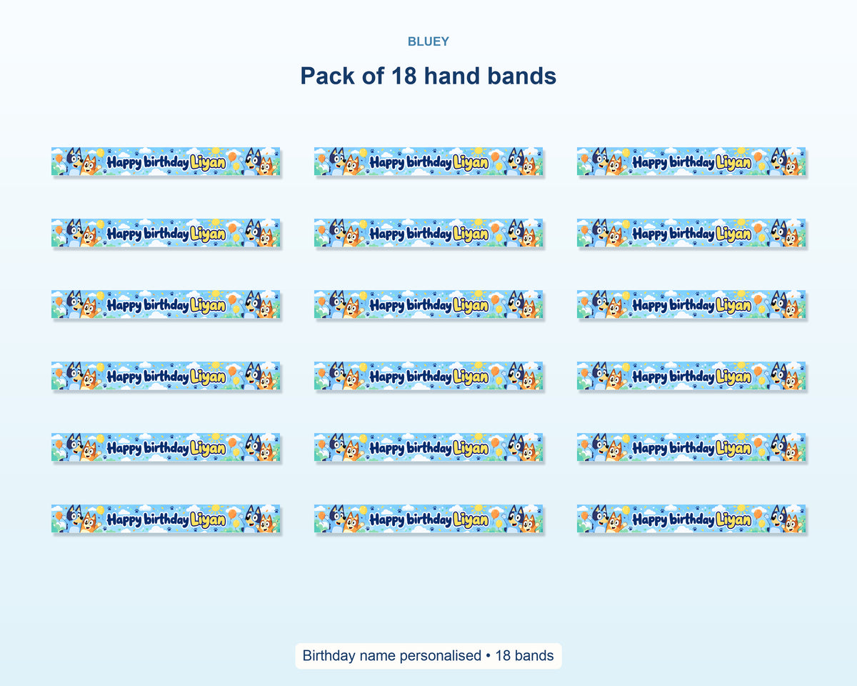 Bluey Theme Hand Band - product details