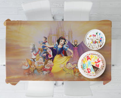 PSI Snow and White Theme Cake Tablecover