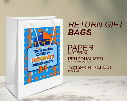 PSI Blippi Theme Oversized Return Gift Bag