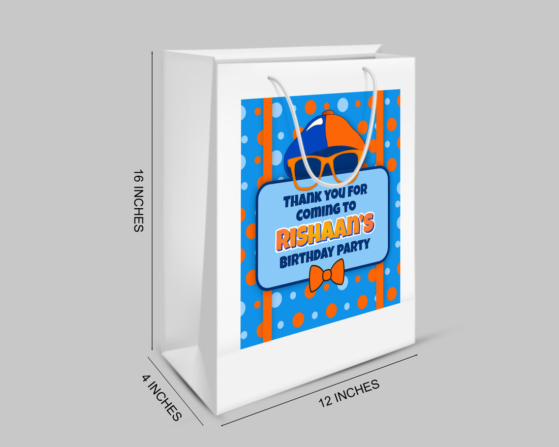 Blippi Theme Oversized Return Gift Bag