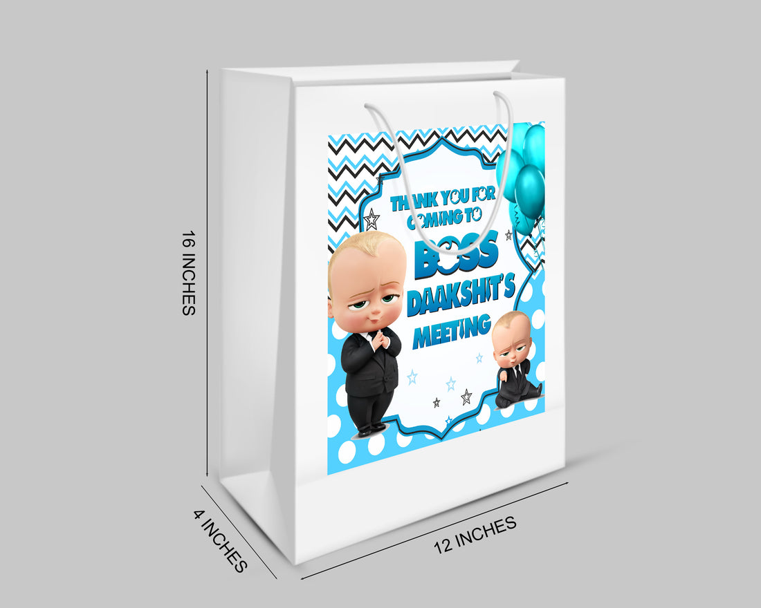 Boss Baby Theme Oversized Return Gift Bag
