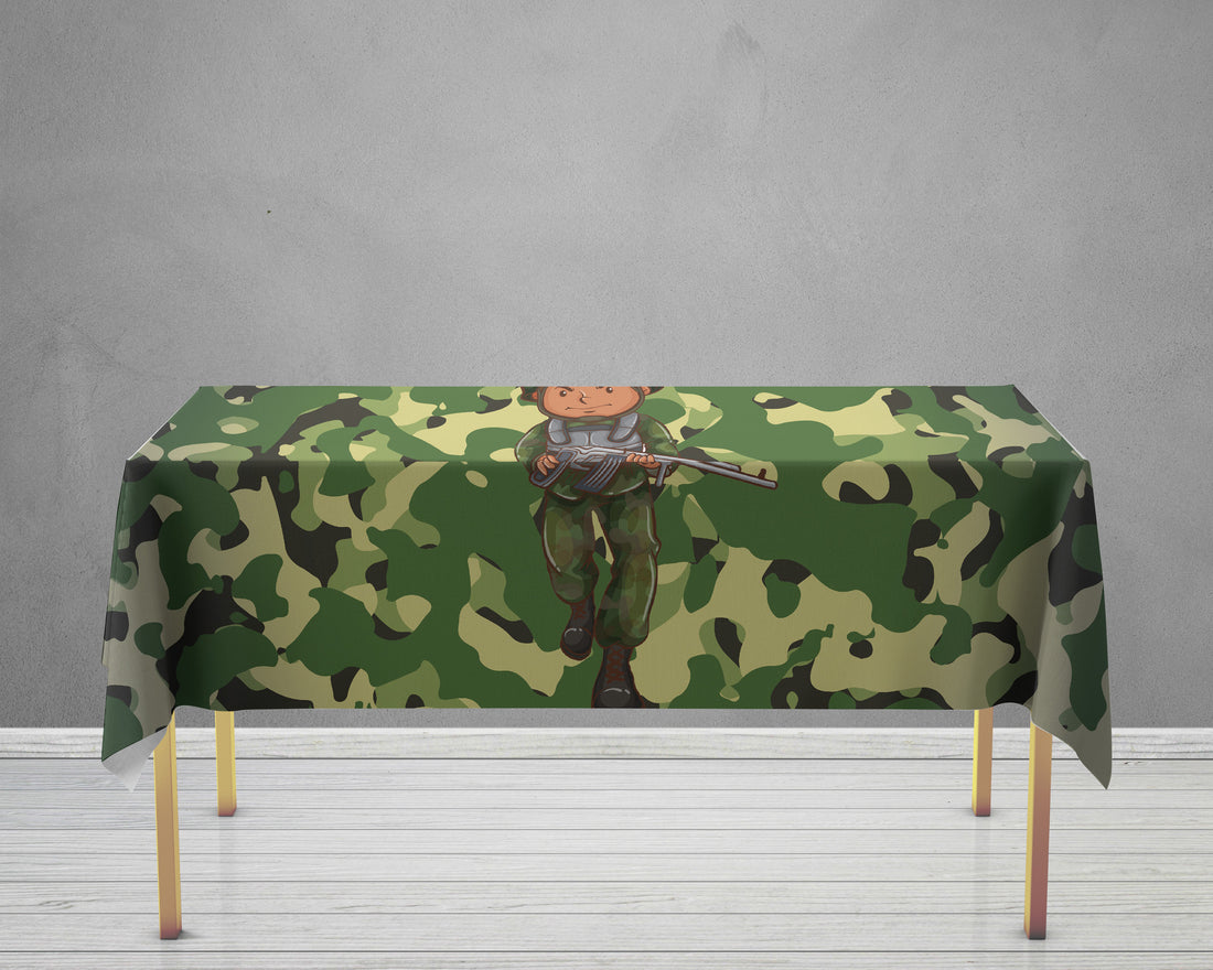 PSI Military theme Cake Tablecover
