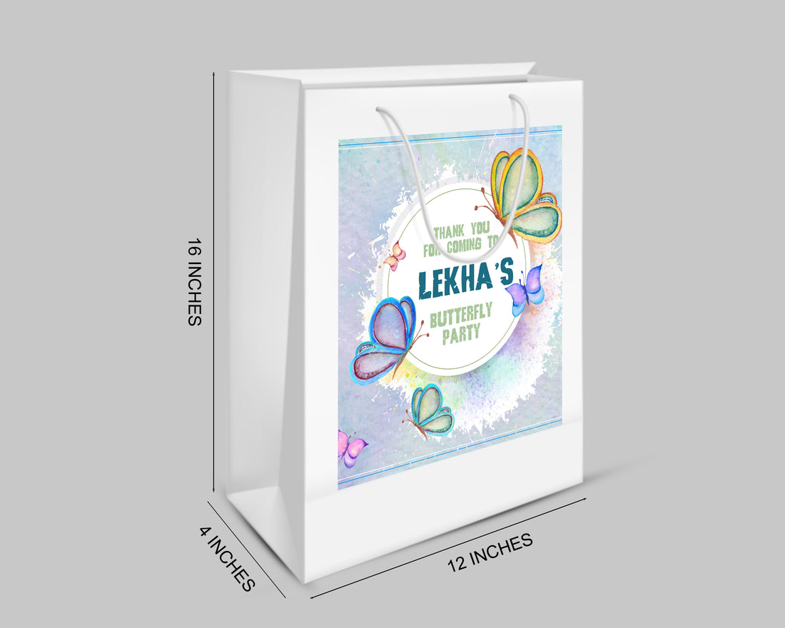 Butterfly Theme Oversized Return Gift Bag