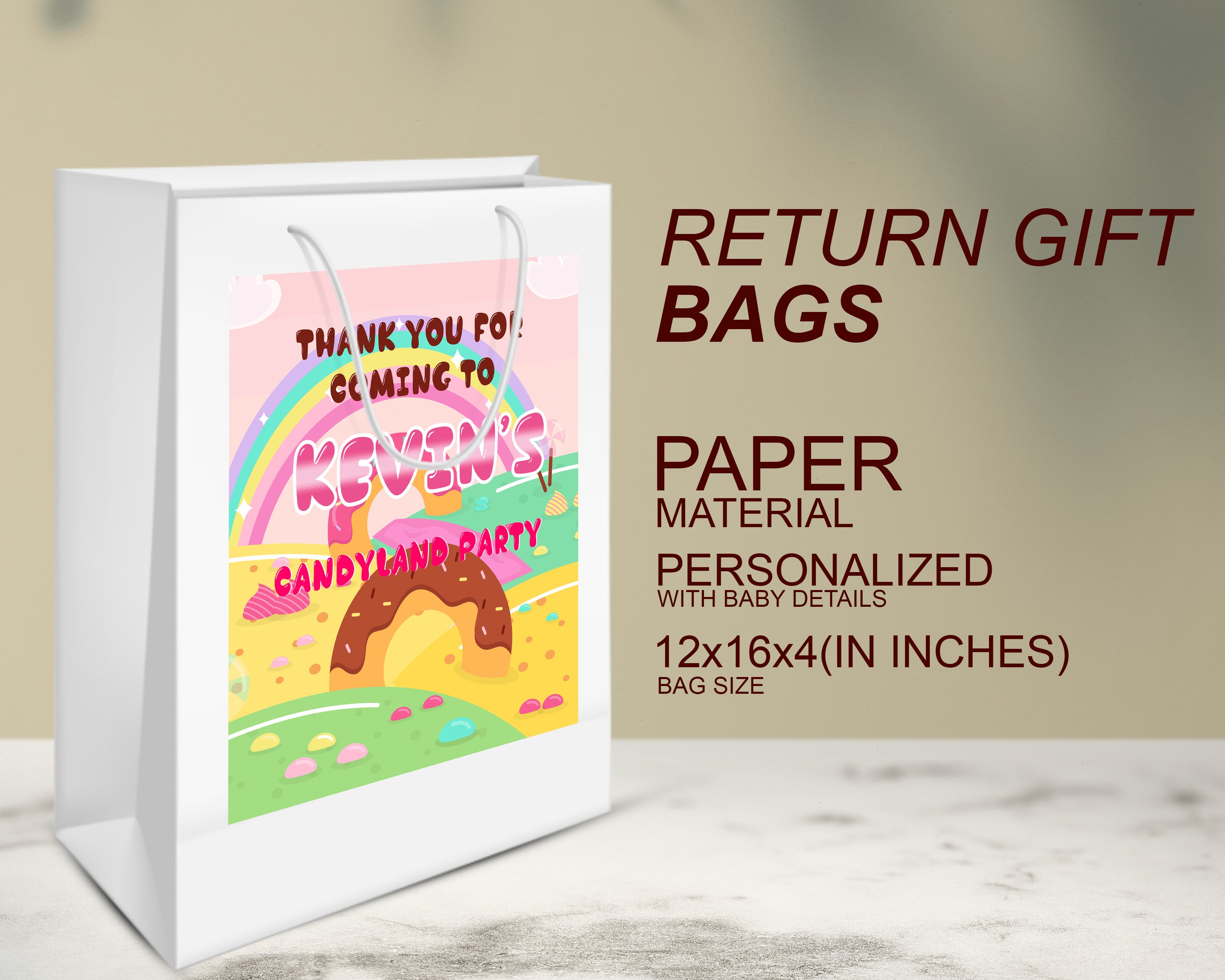 Candy Theme Oversized Return Gift Bag - image 3 of 5 | Party Supplies India