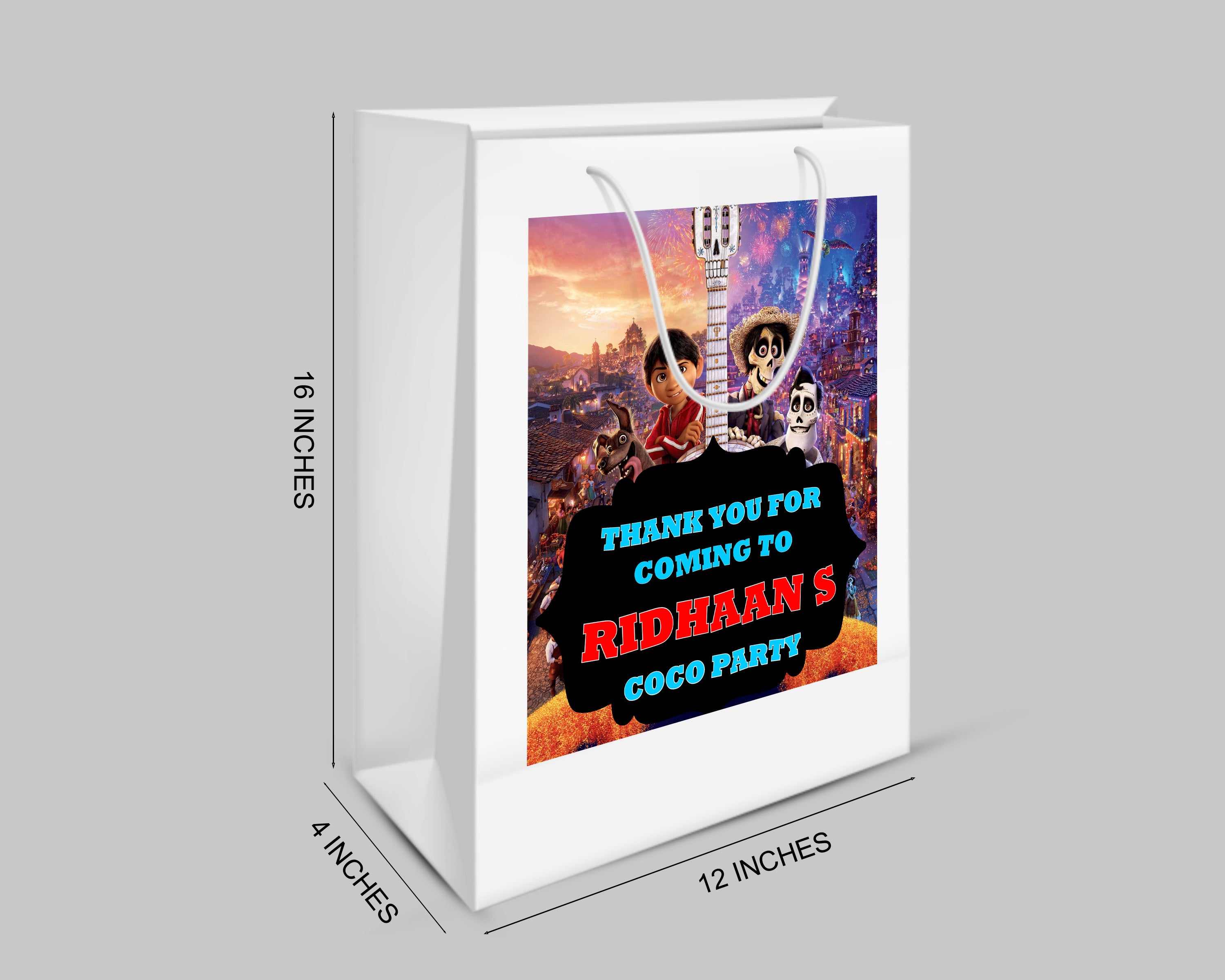 Coco Theme Oversized Return Gift Bag