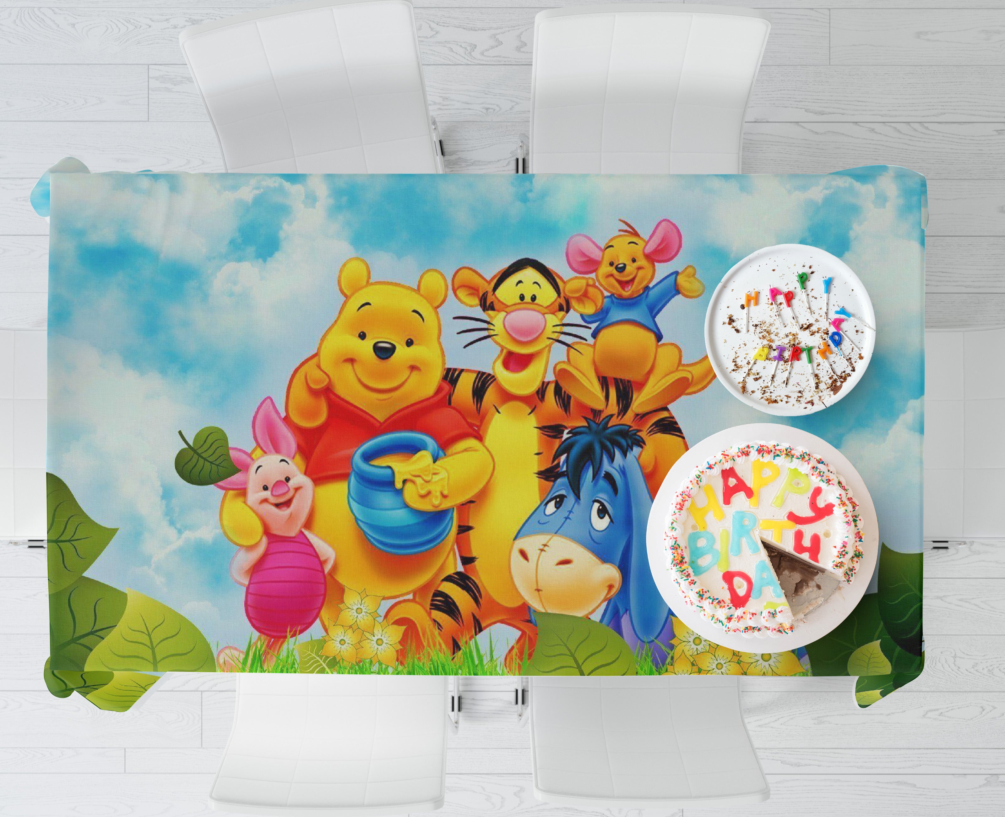 PSI Winnie the Pooh Theme Cake Tablecover