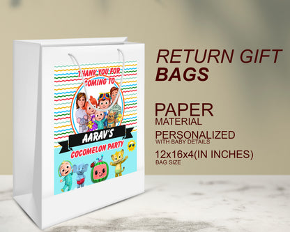 PSI Cocomelon Boy Theme Oversized Return Gift Bag