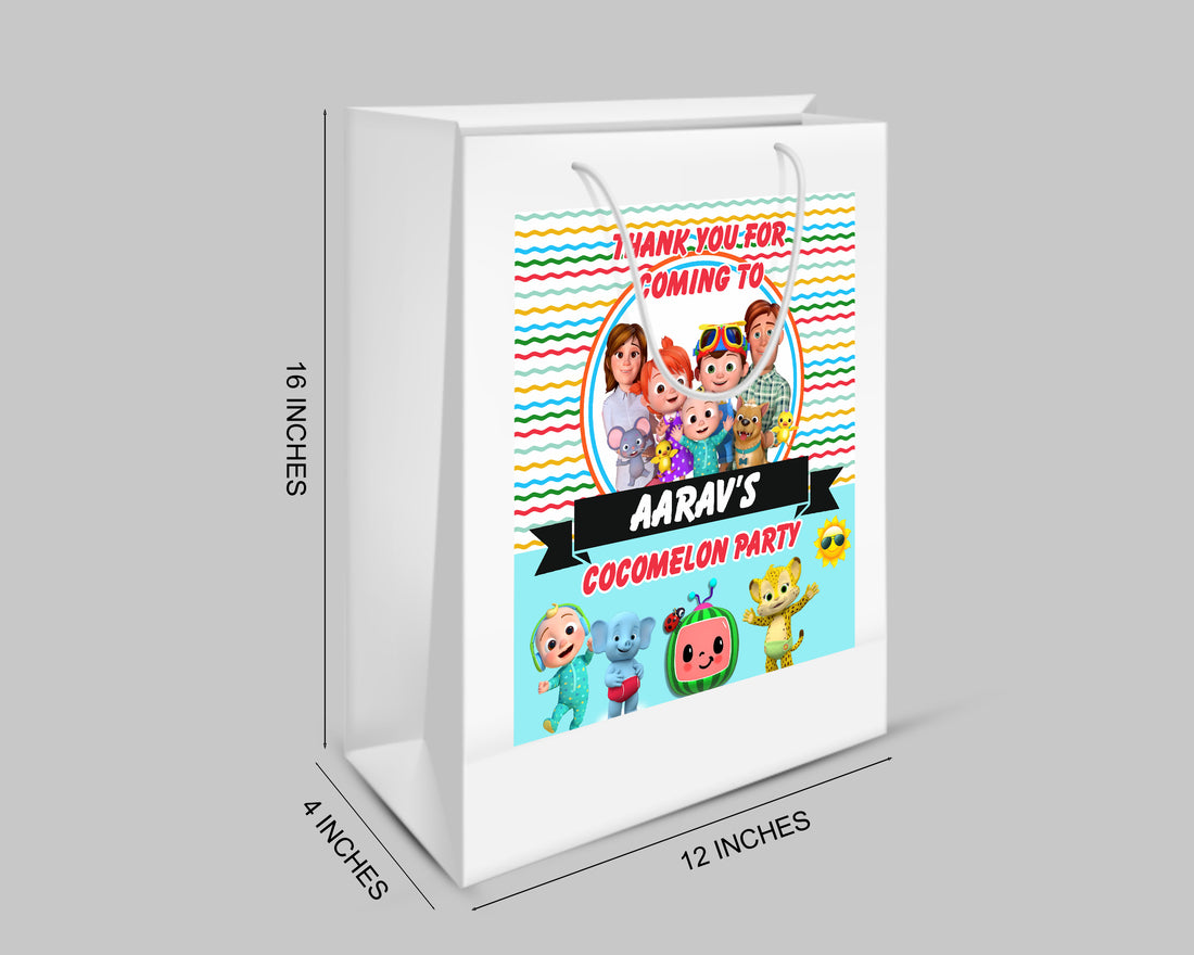 Cocomelon Boy Theme Oversized Return Gift Bag