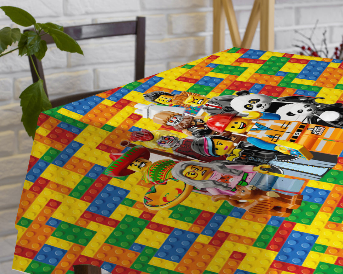 Lego Theme Cake Tablecover