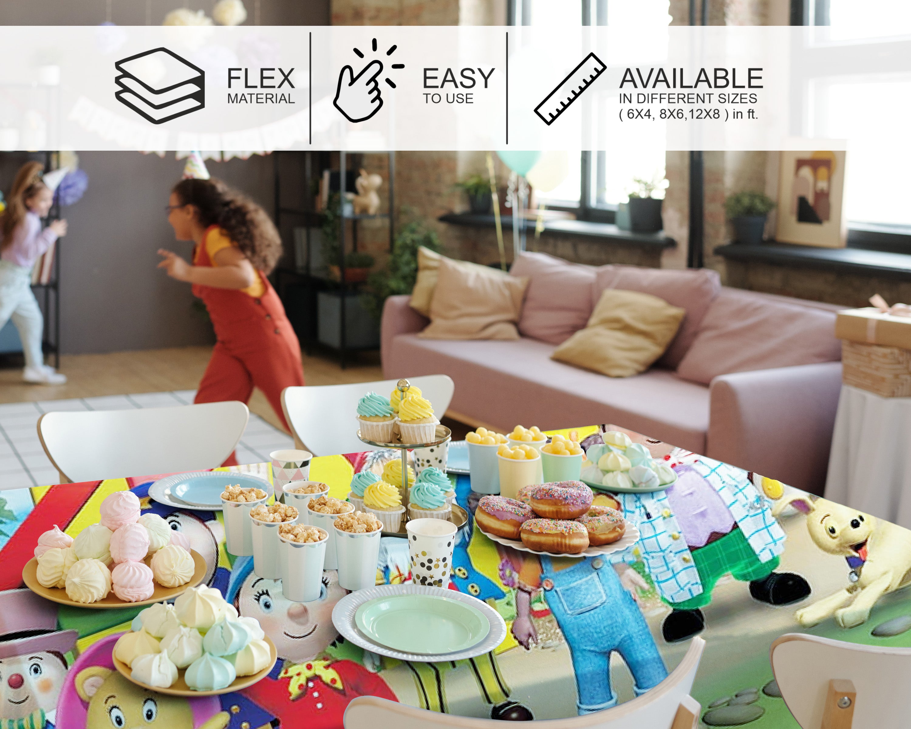 Nodday Theme Cake Tablecover