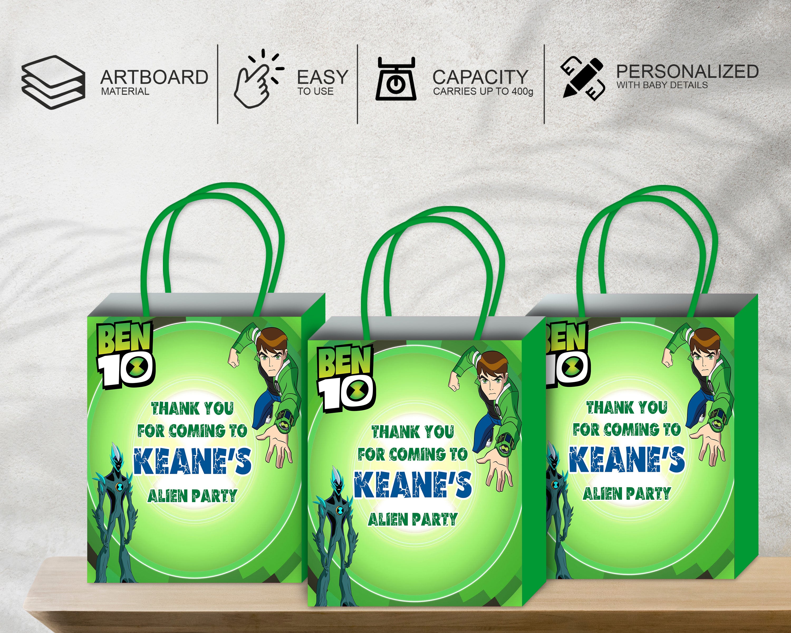 Ben 10 Theme Return Gift Bag