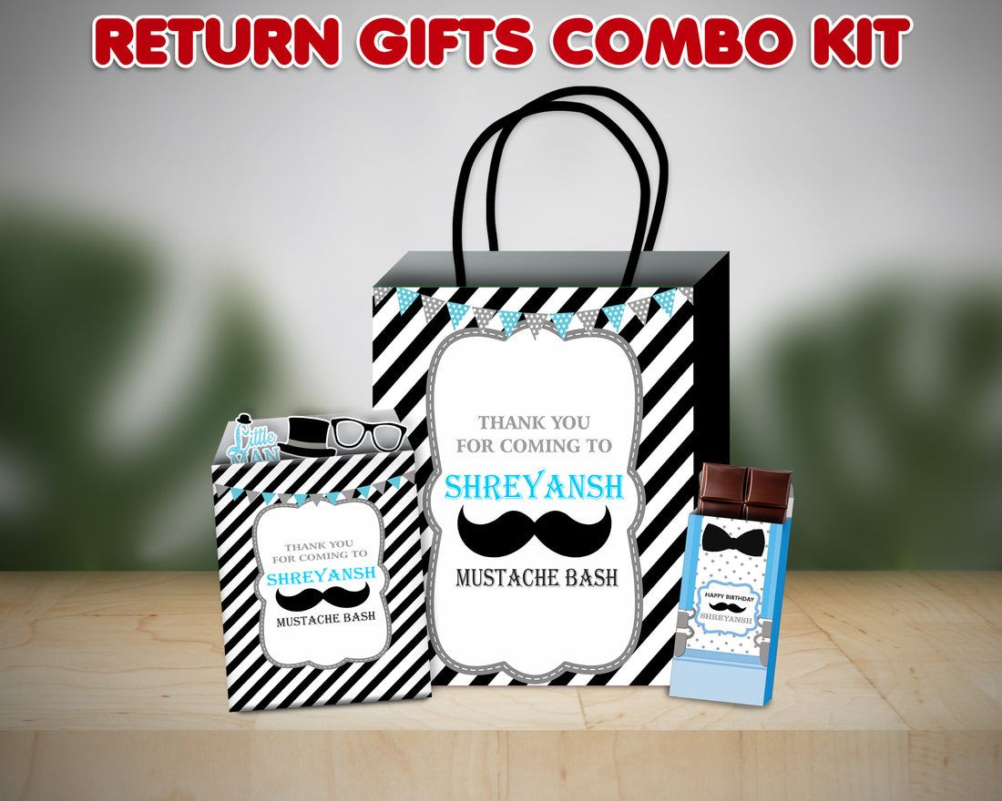 Little Man Theme Return Gift Combo