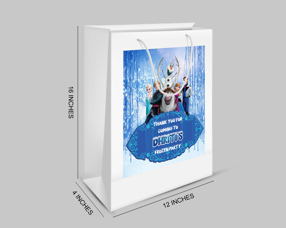 Frozen Theme Oversized Return Gift Bag