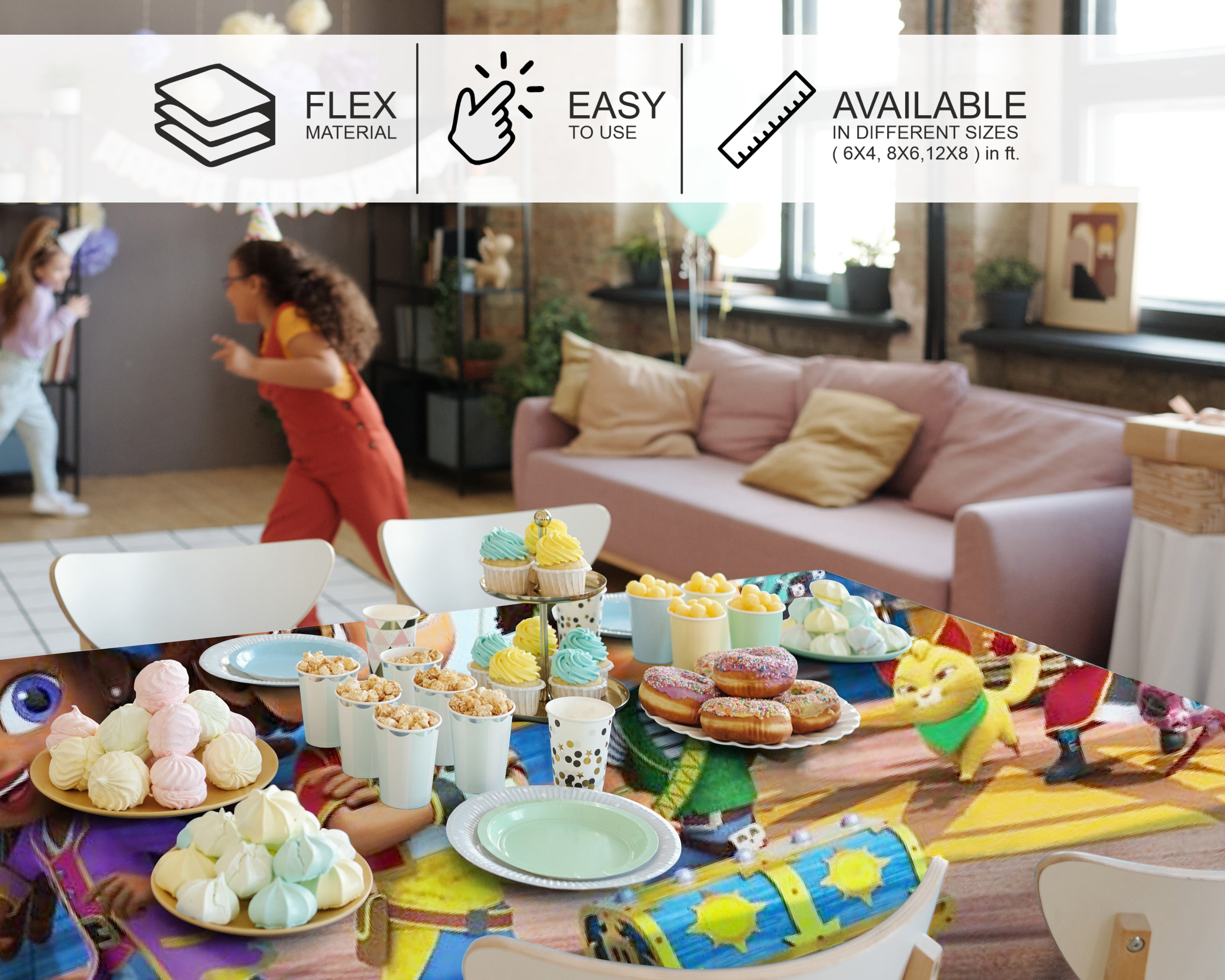 Santiago Theme Cake Tablecover