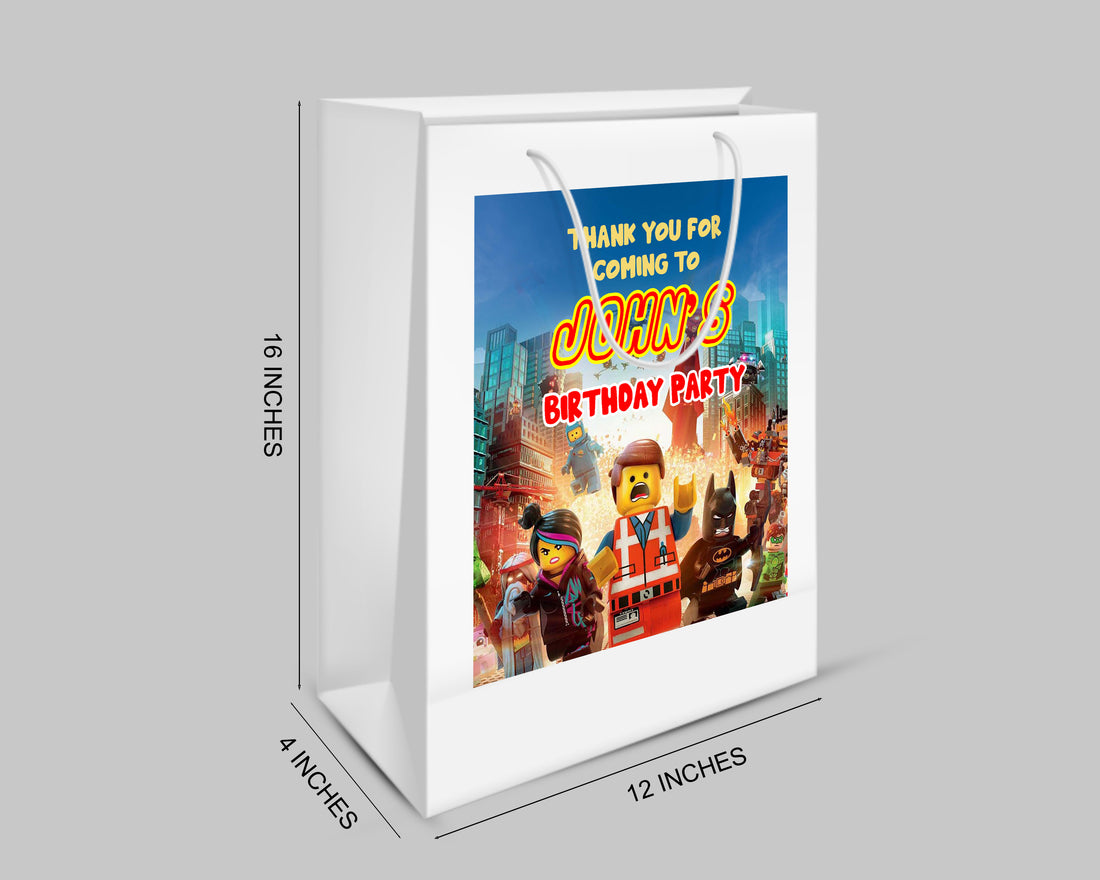 LEGO Theme Oversized Return Gift Bag