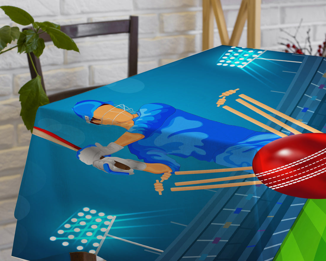 Cricket Theme Cake Tablecover
