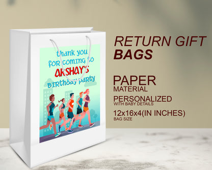 PSI Marathon Theme Oversized Return Gift Bag
