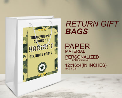 PSI Military Theme Oversized Return Gift Bag