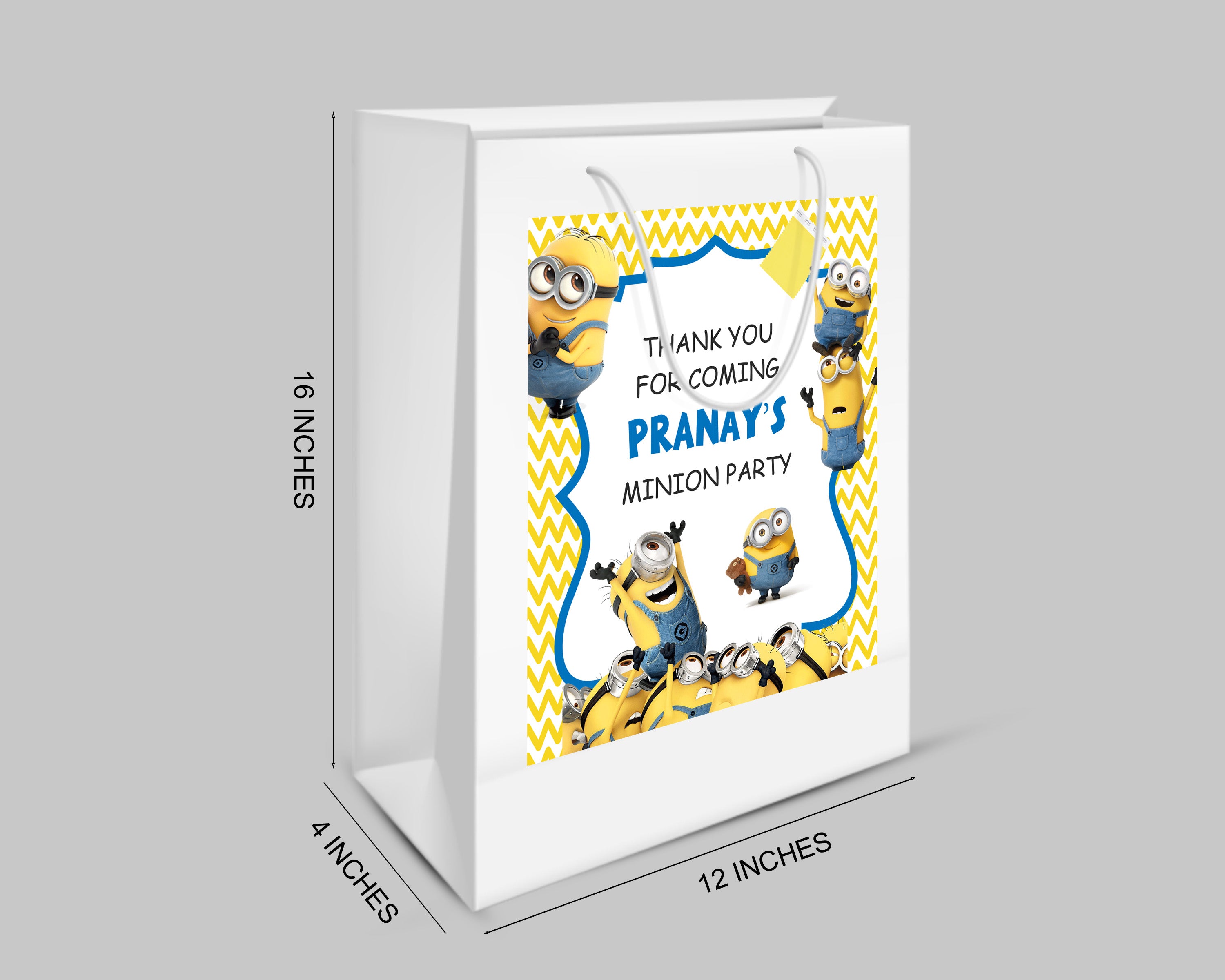 Minions Theme Oversized Return Gift Bag - image 2 of 5 | Party Supplies India
