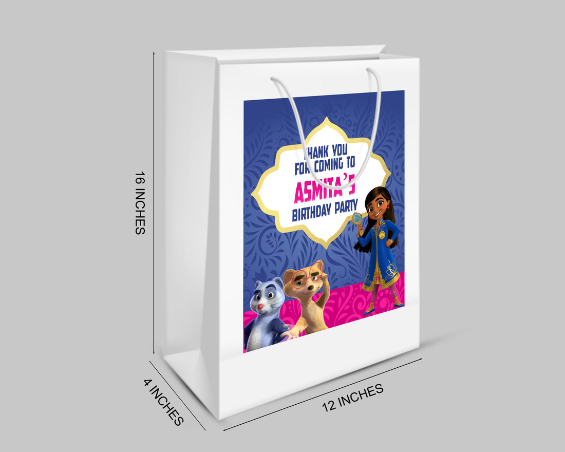 Mira the Royal Detective Theme Oversized Return Gift Bag