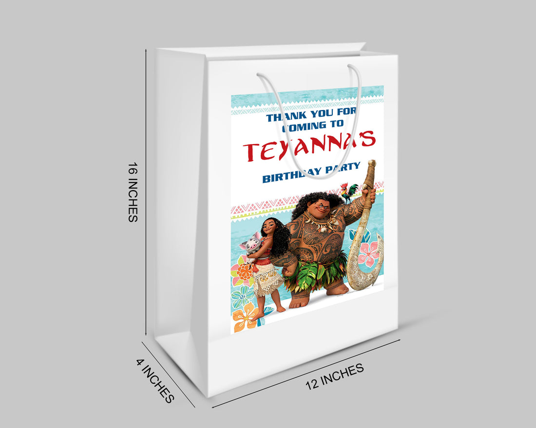 Moana Theme Oversized Return Gift Bag