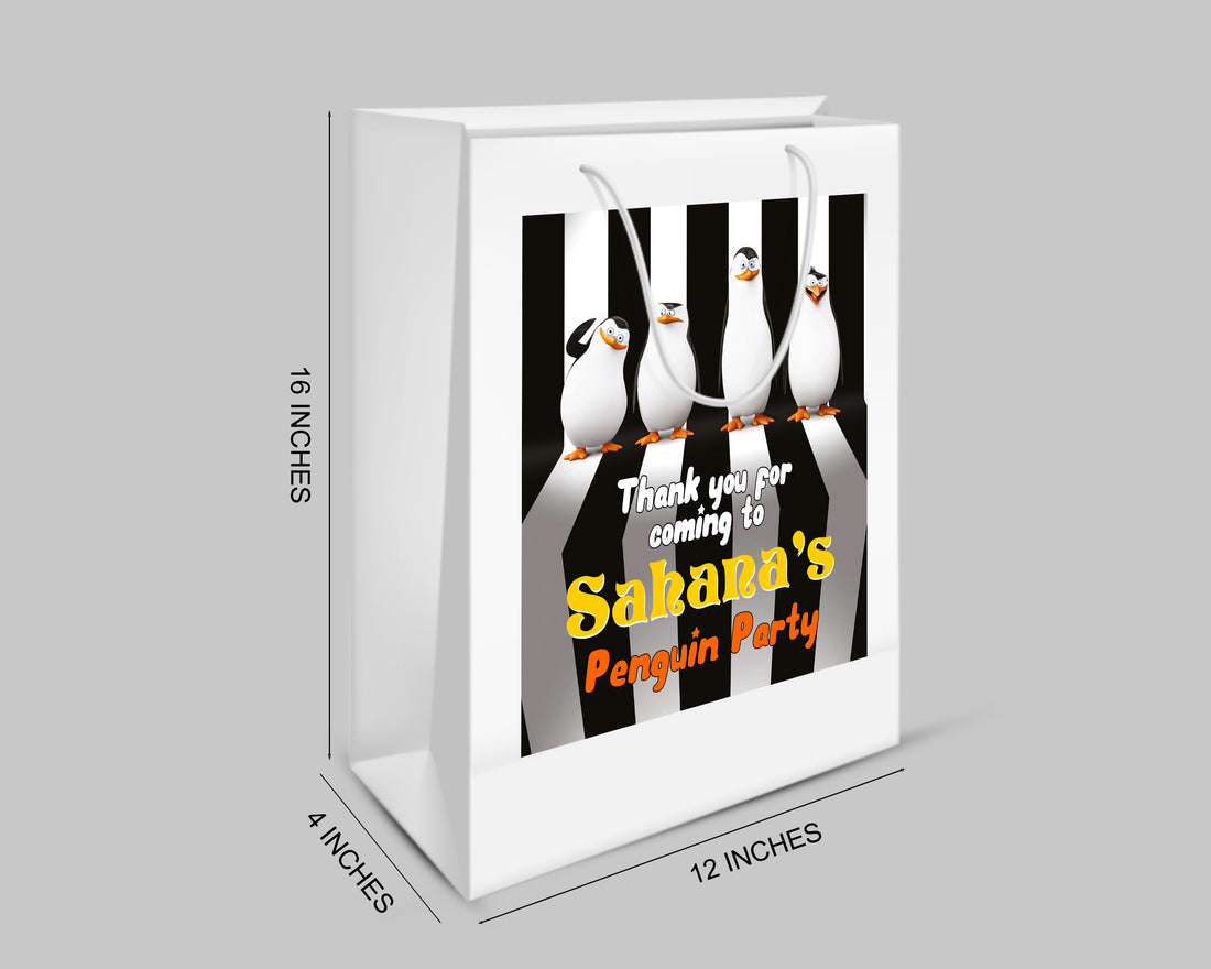 Penguin Theme Oversized Return Gift Bag