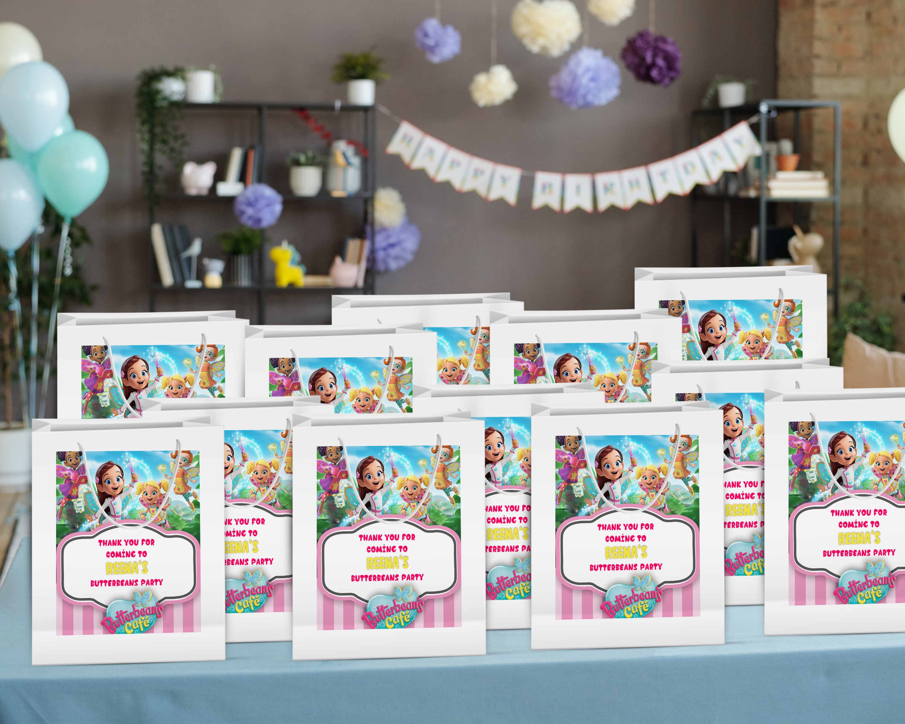 Butter Beans Theme Oversized Return Gift Bag - image 4 of 5 | Party Supplies India