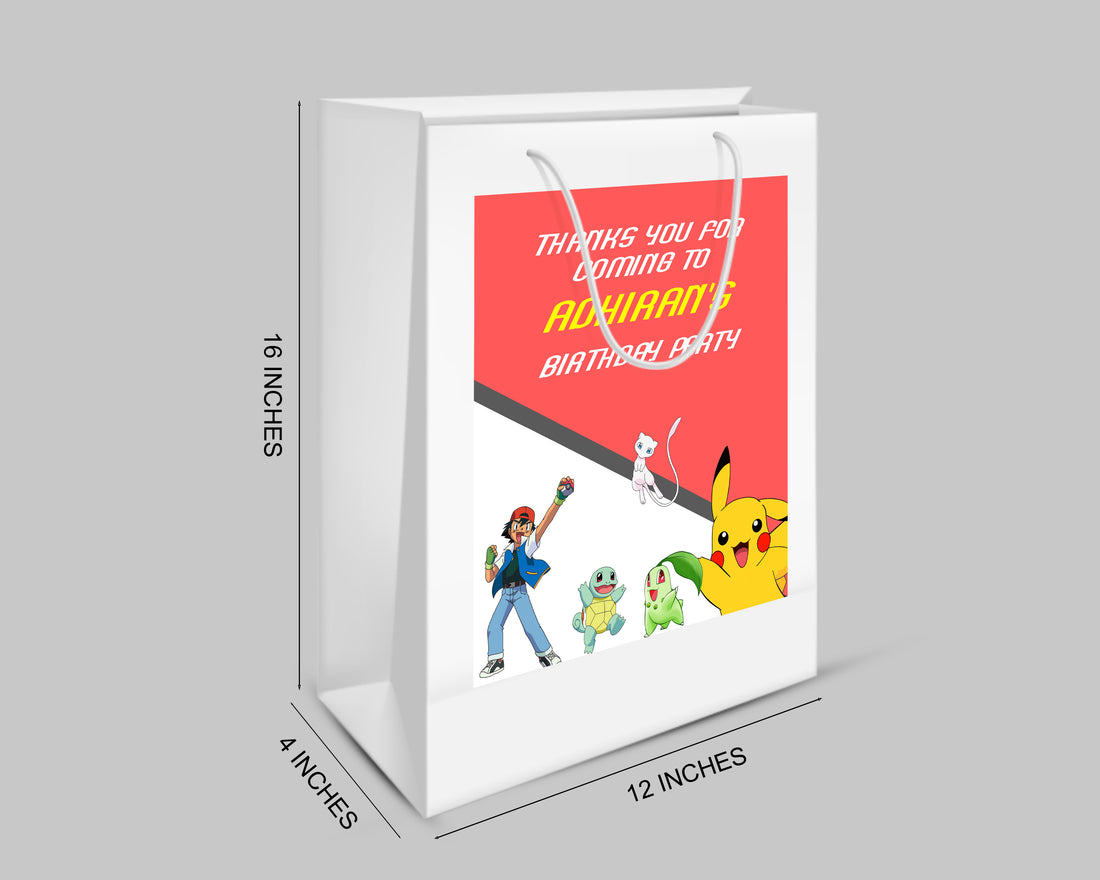 Pokemon Theme Oversized Return Gift Bag