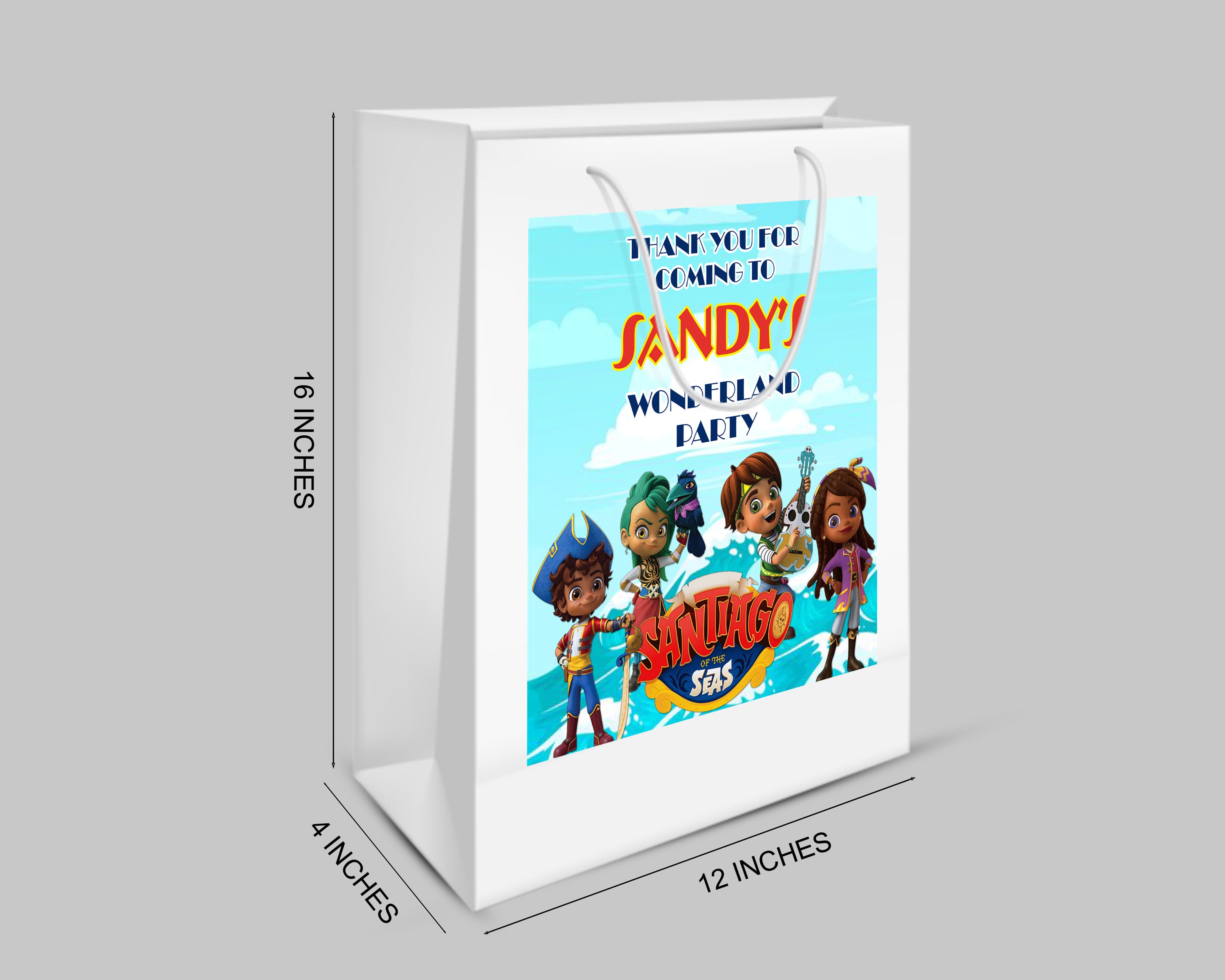 Santiago Theme Oversized Return Gift Bag - image 2 of 5 | Party Supplies India