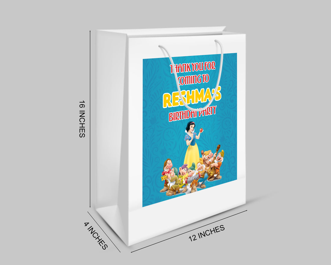 Snow White And Theme Oversized Return Gift Bag