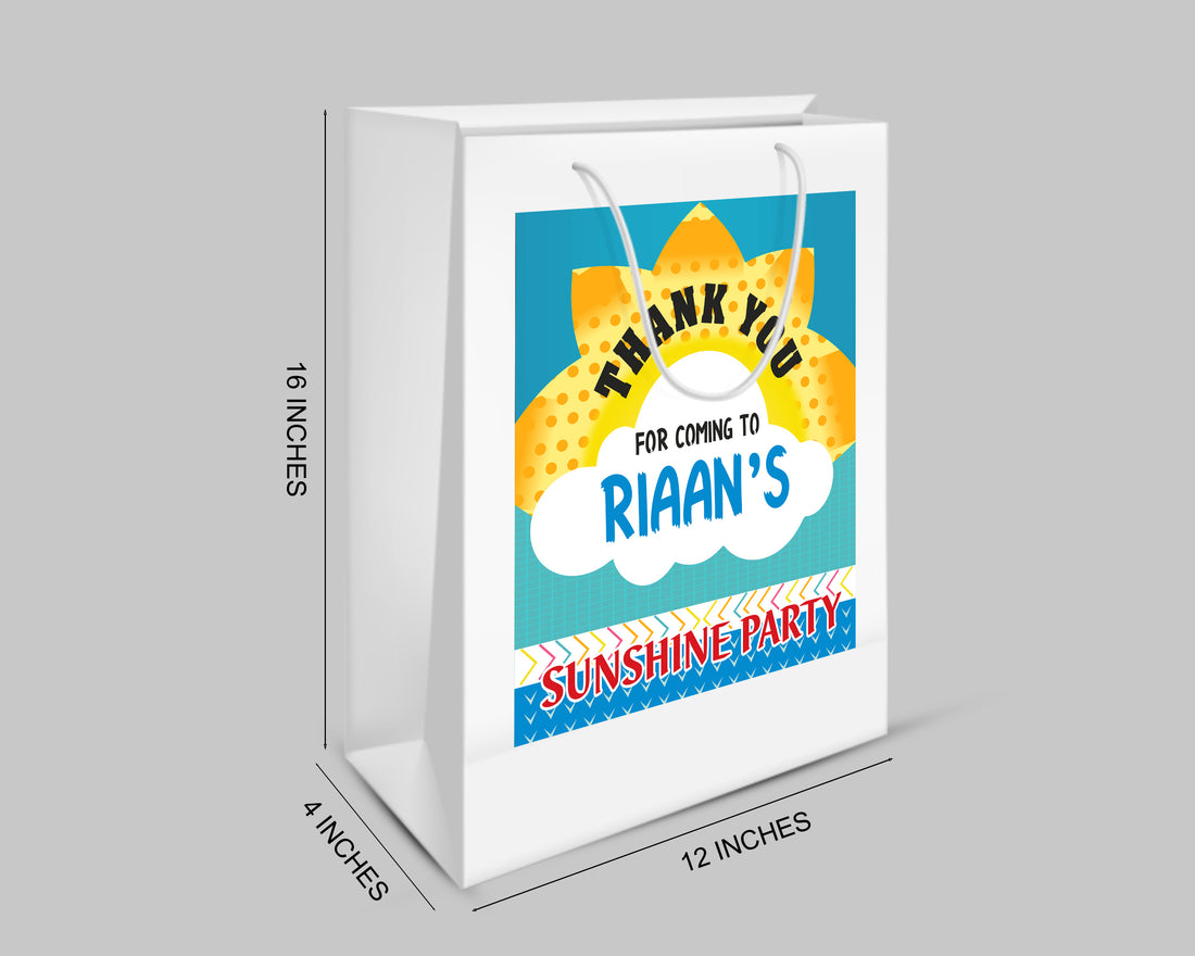Sunshine Boy Theme Oversized Return Gift Bag