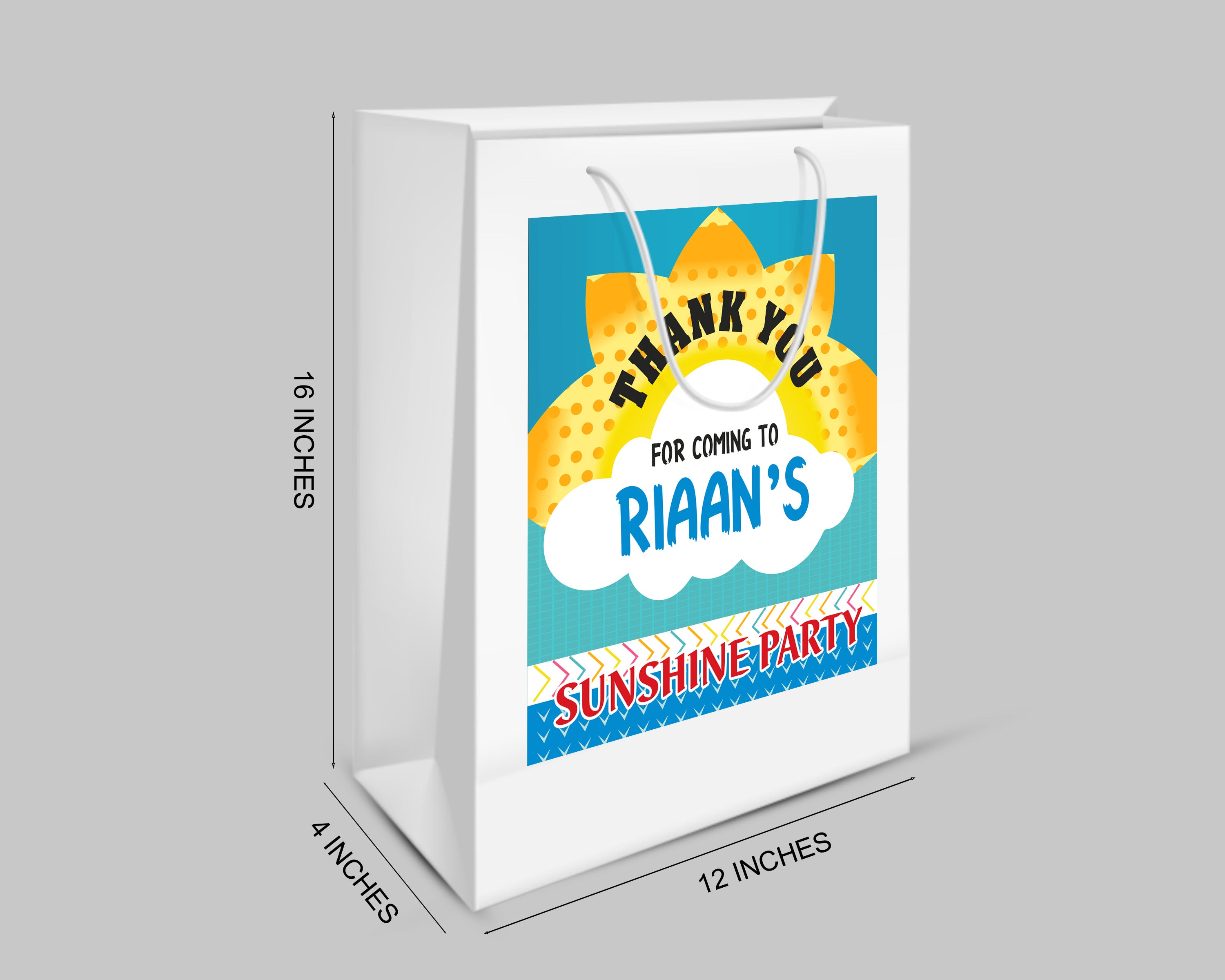 Sunshine Boy Theme Oversized Return Gift Bag - image 2 of 5 | Party Supplies India
