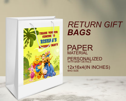 PSI Winnie The Pooh Theme Oversized Return Gift Bag