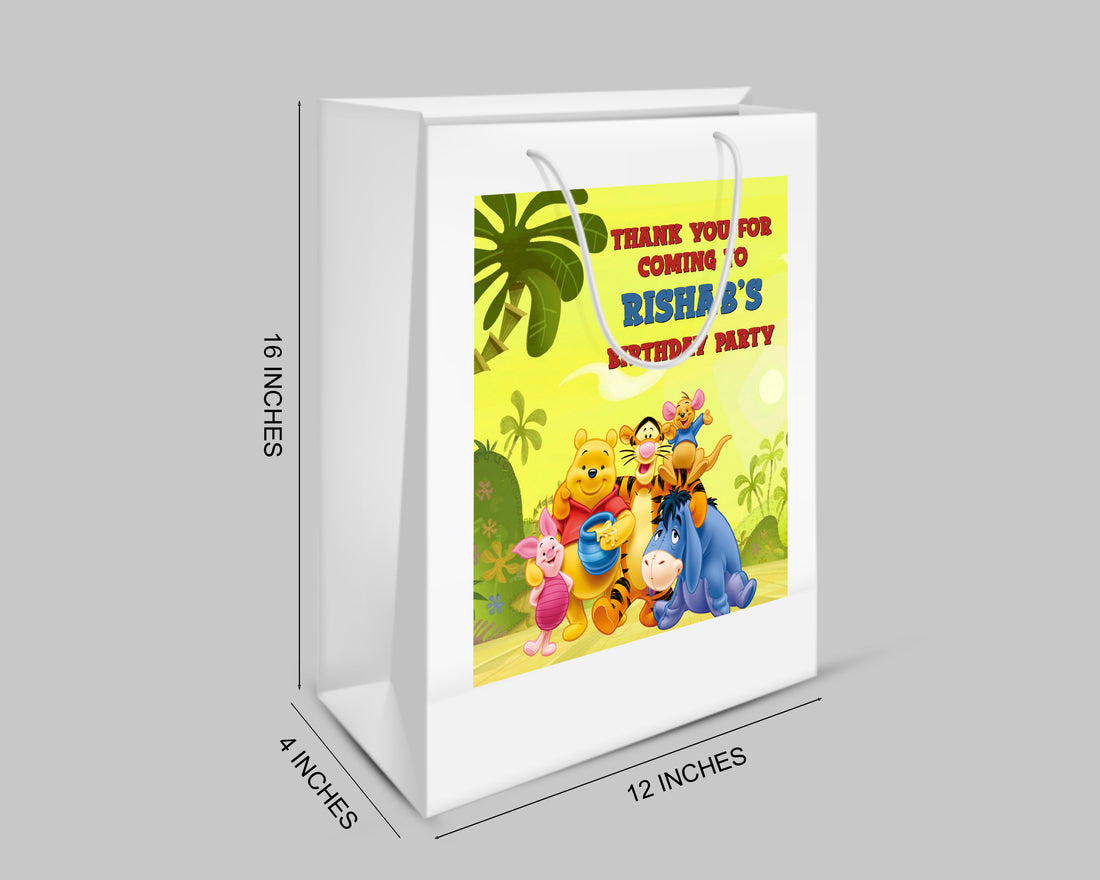 Winnie The Pooh Theme Oversized Return Gift Bag