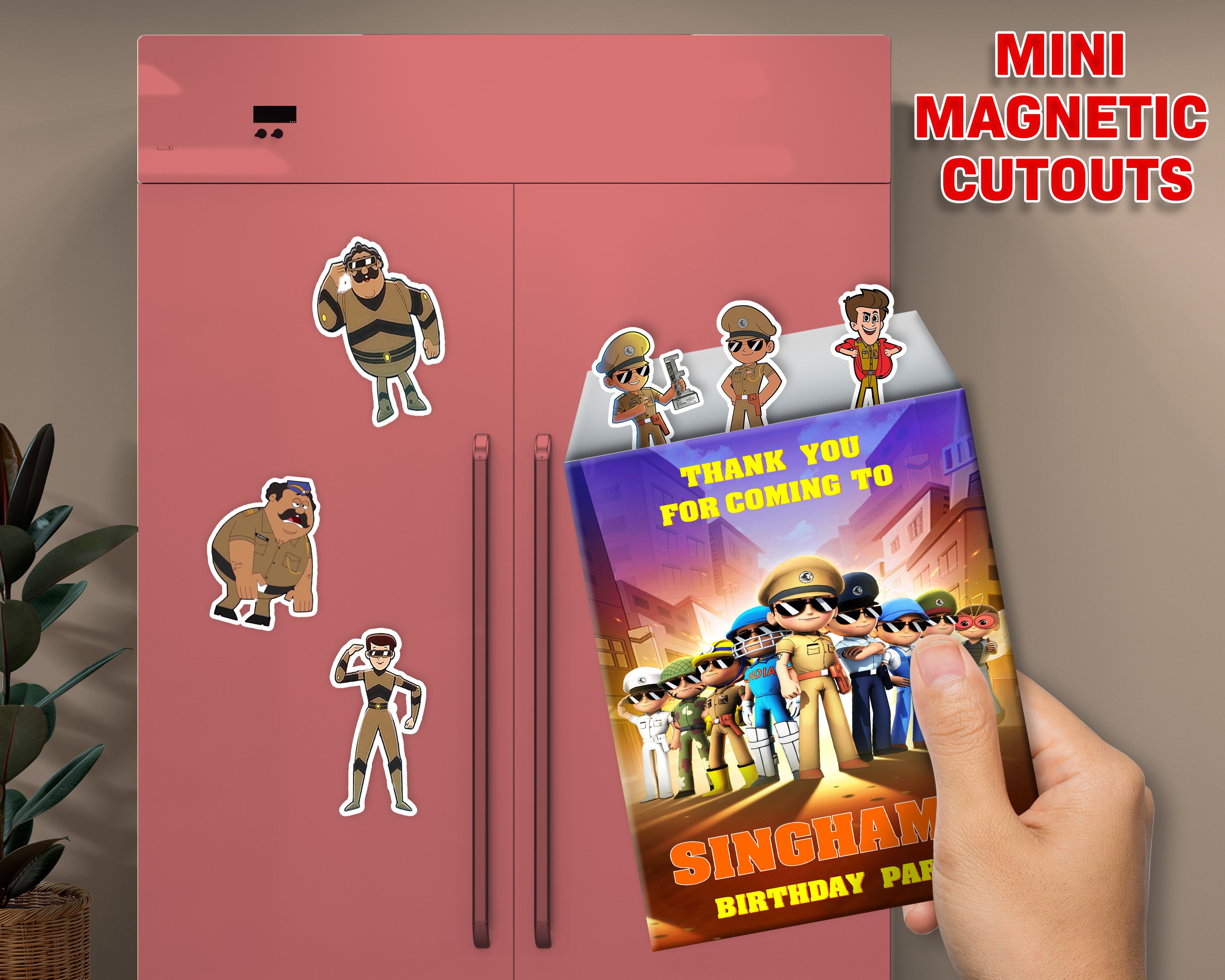 Little singham Theme Mini Magnetic Return Gift Pack