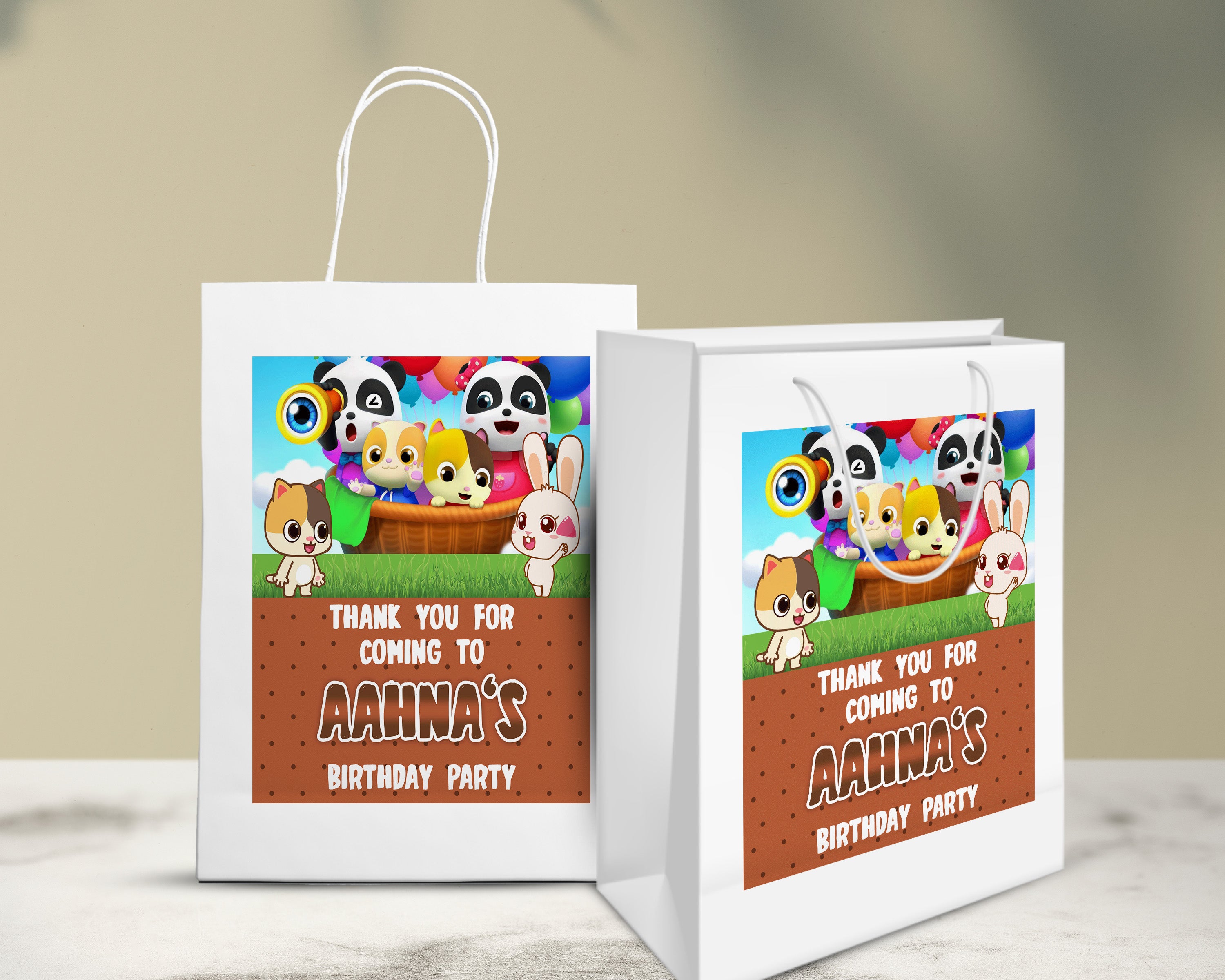 Baby Bus Theme Oversized Return Gift Bag - image 5 of 5 | Party Supplies India
