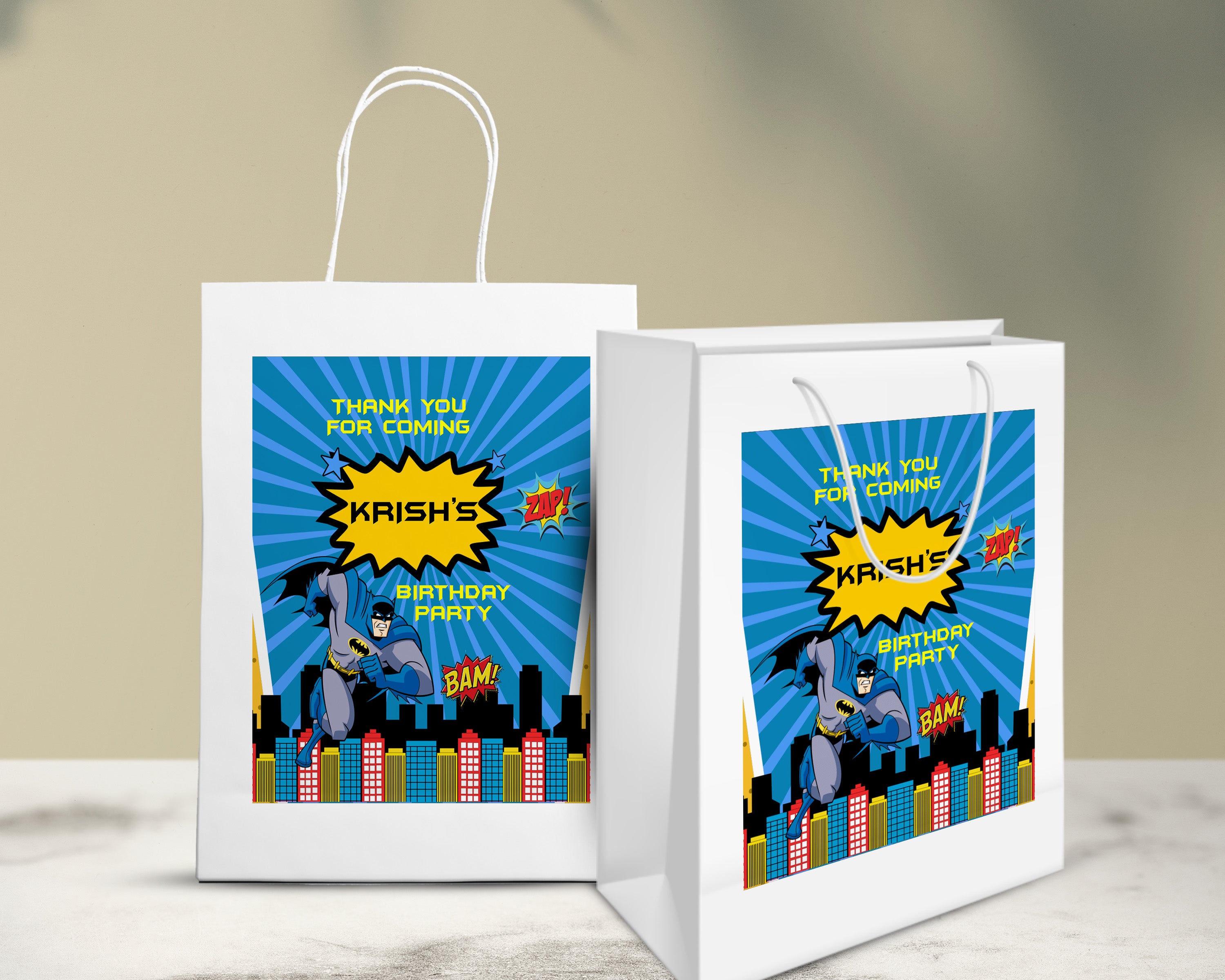 Batman Theme Oversized Return Gift Bag - image 5 of 5 | Party Supplies India