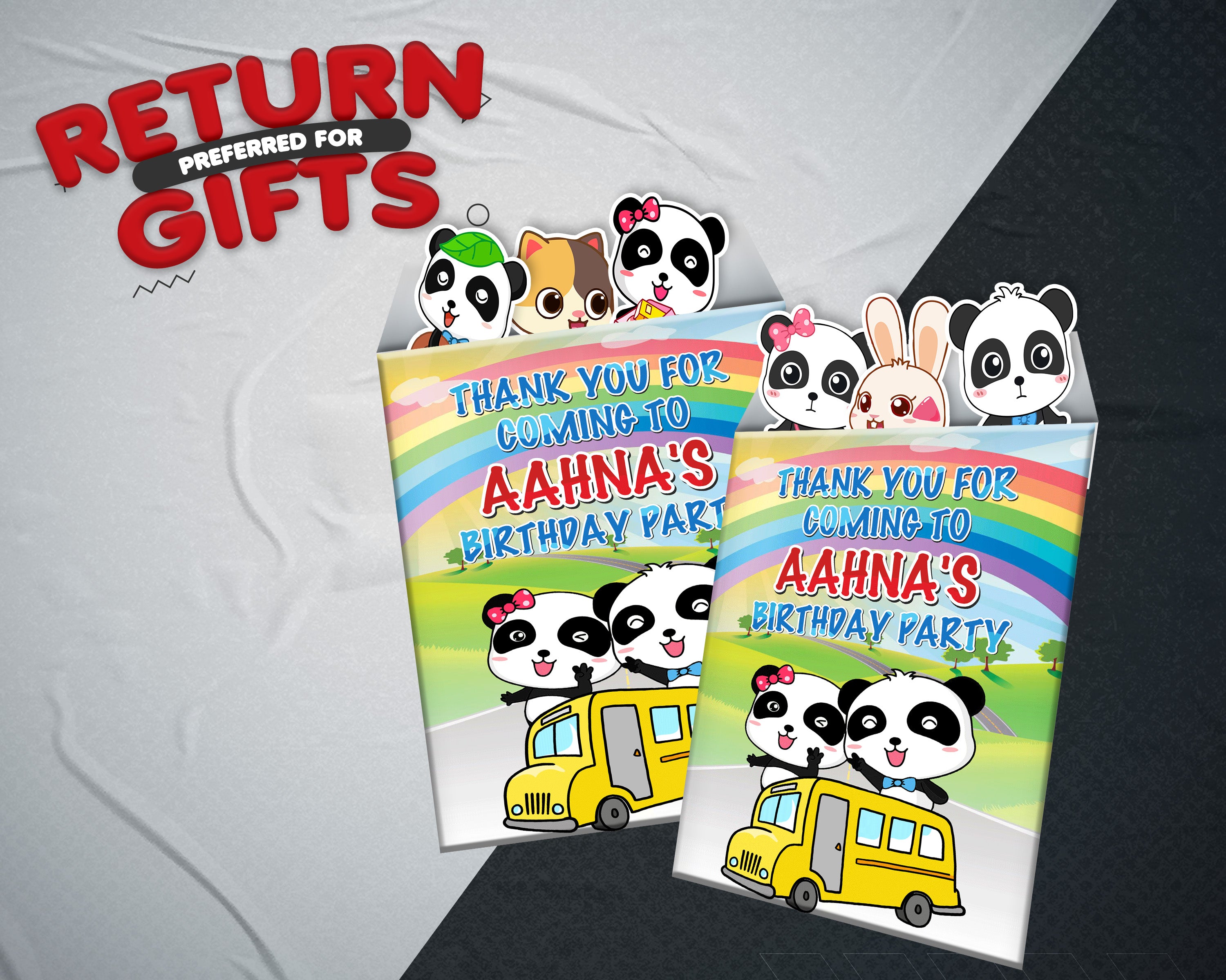 Baby Bus theme Mini Magnetic Return Gift Pack