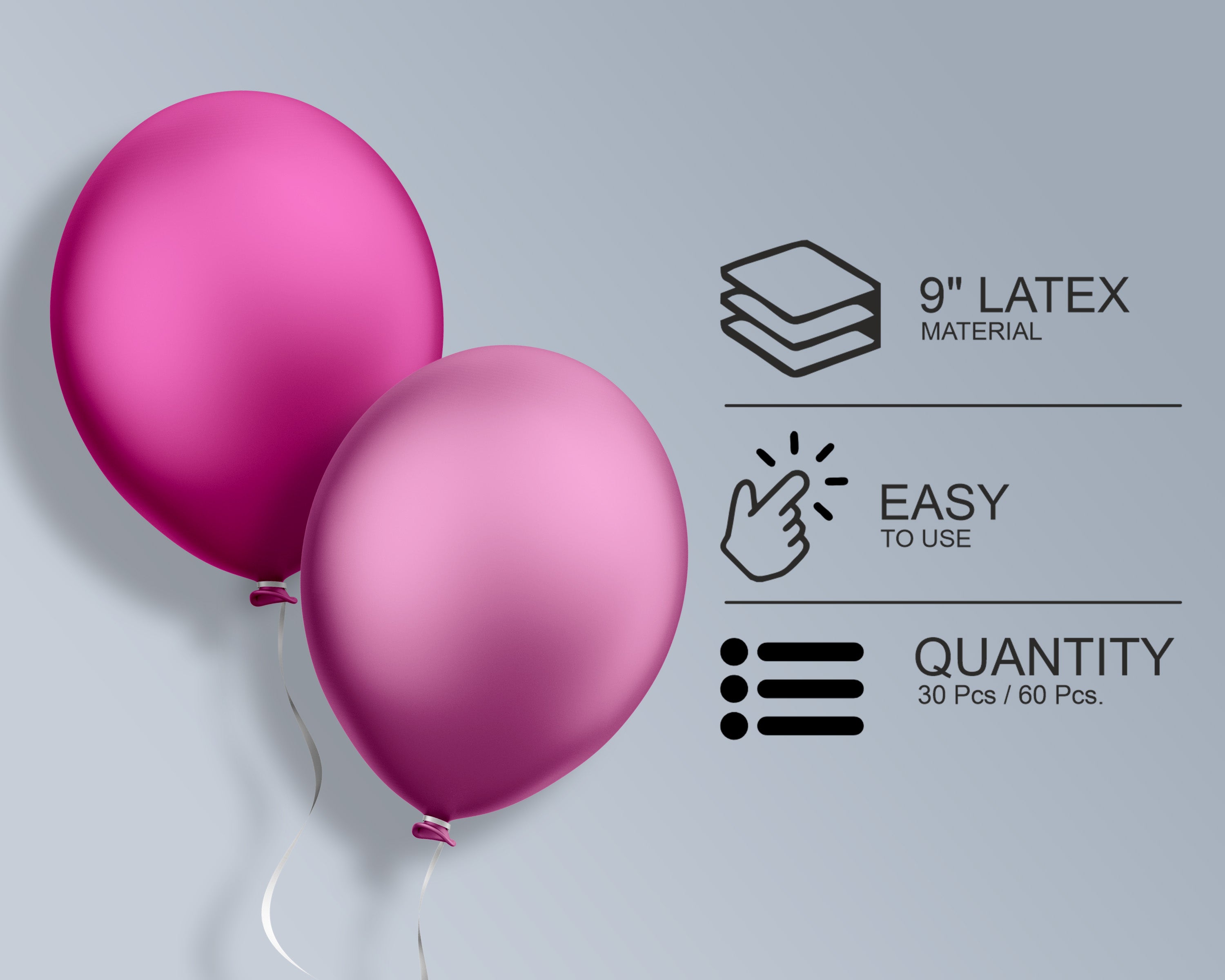 Princess Theme Colour 30 Pcs Balloons