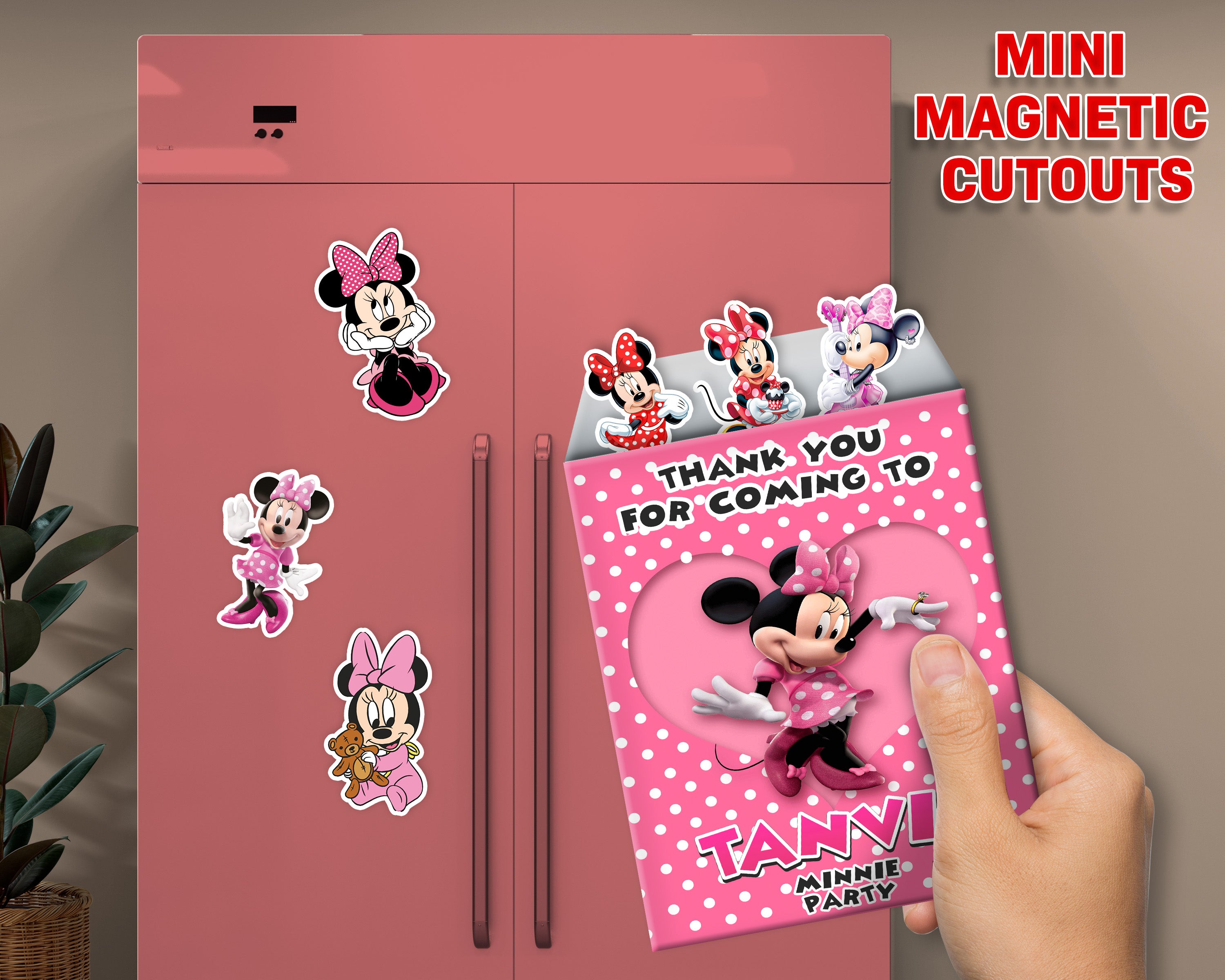 PSI Minnie Mouse  Theme Mini Magnetic Return Gift Pack