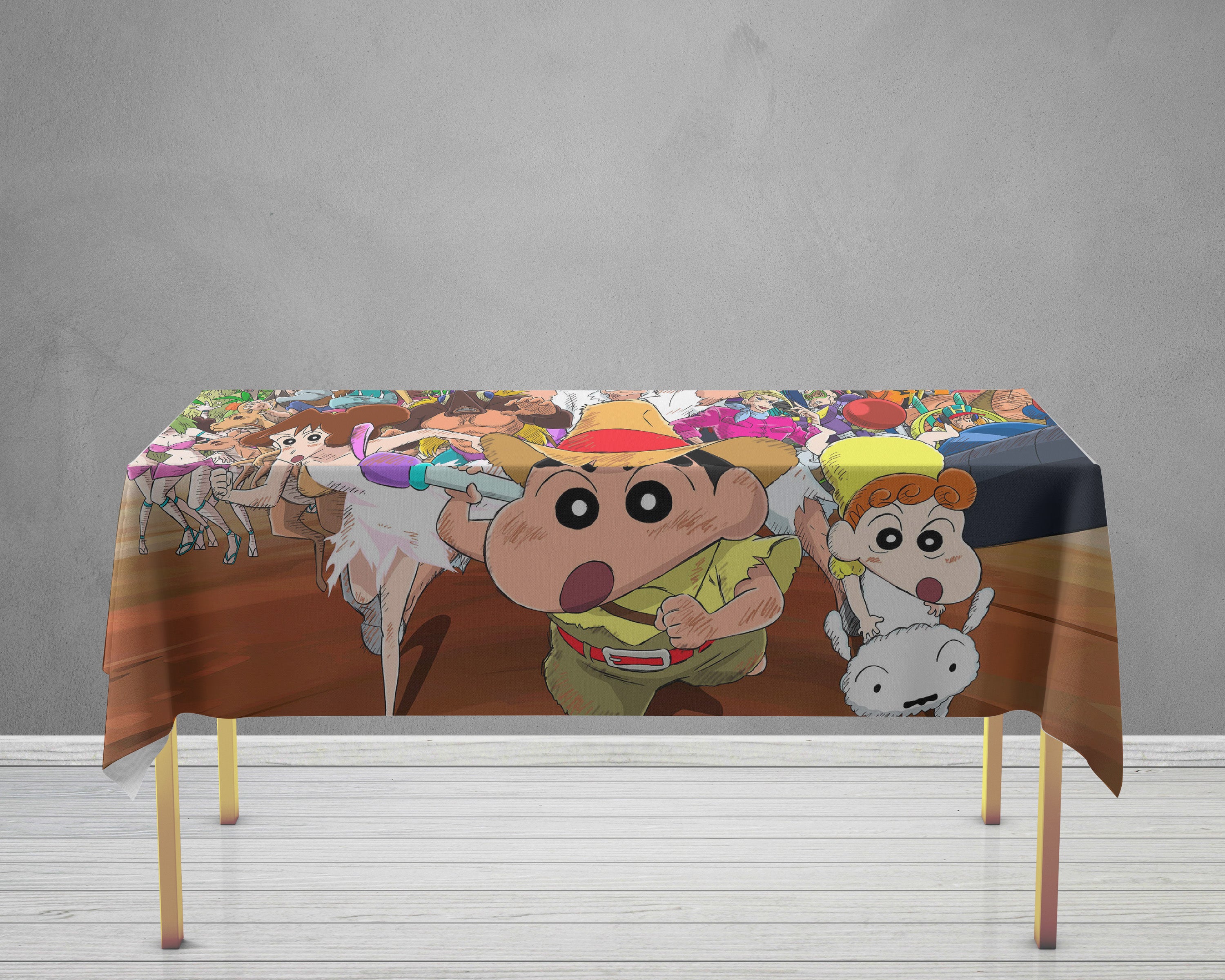 Shinchan Theme Cake Tablecover