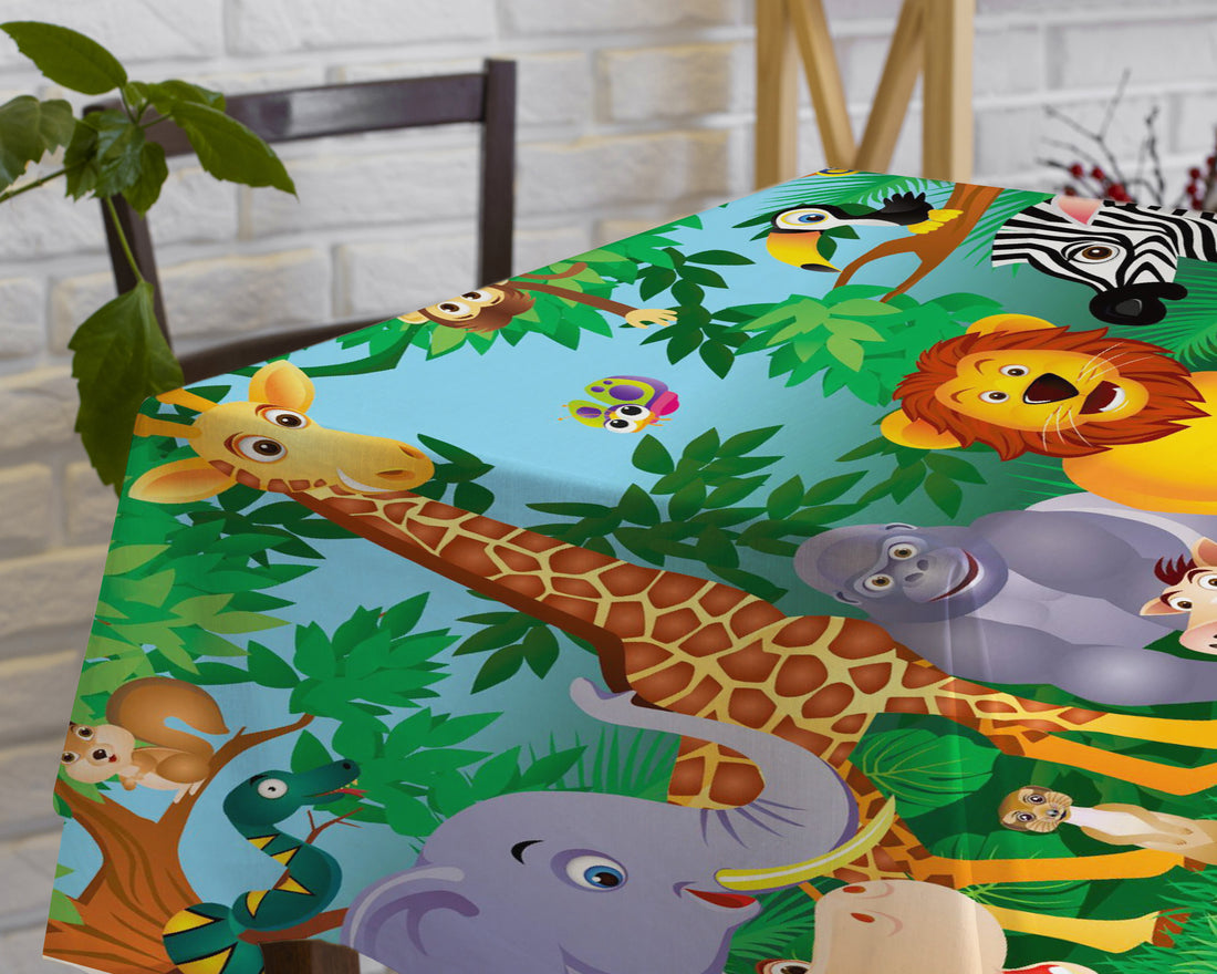 Jungle Theme Cake Tablecover