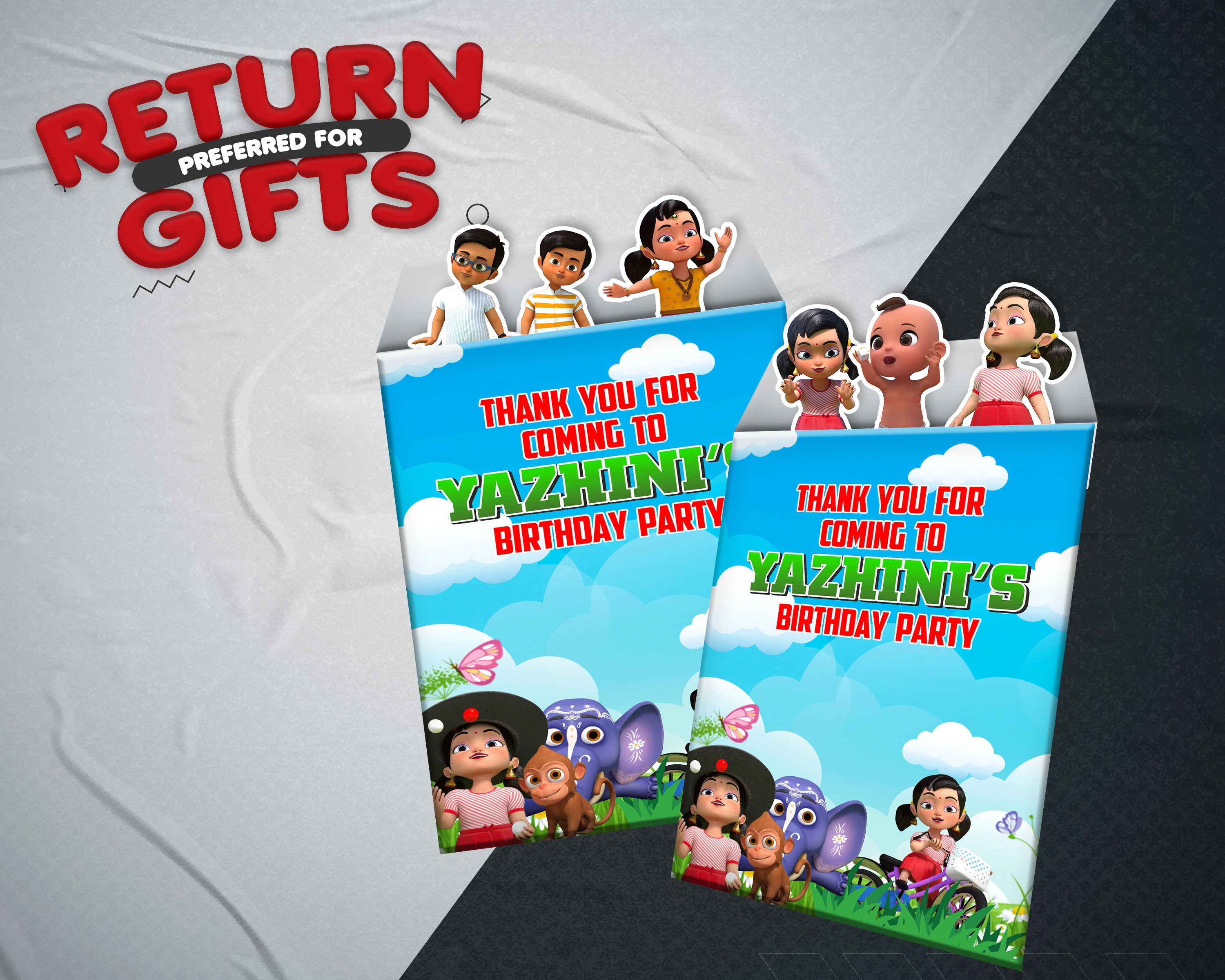 Chutti Kannama Theme Mini Magnetic Return Gift Pack