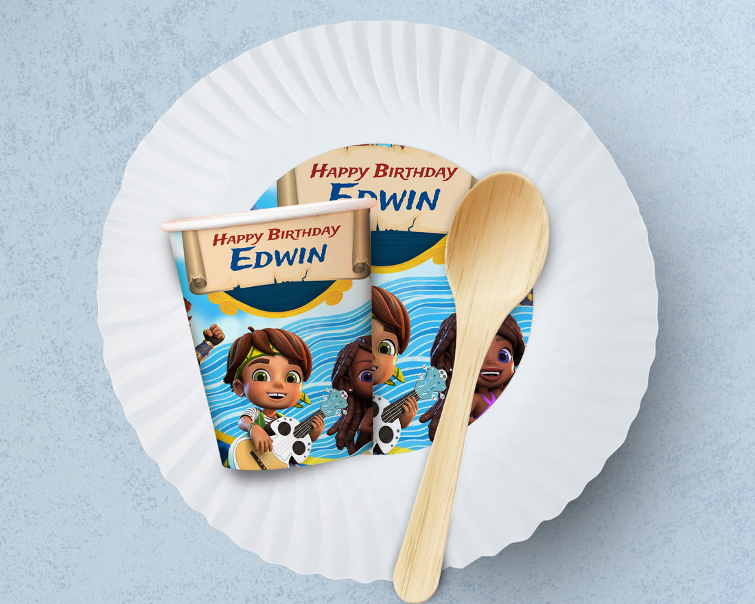 Santiago Theme Party Cups and Plates Combo