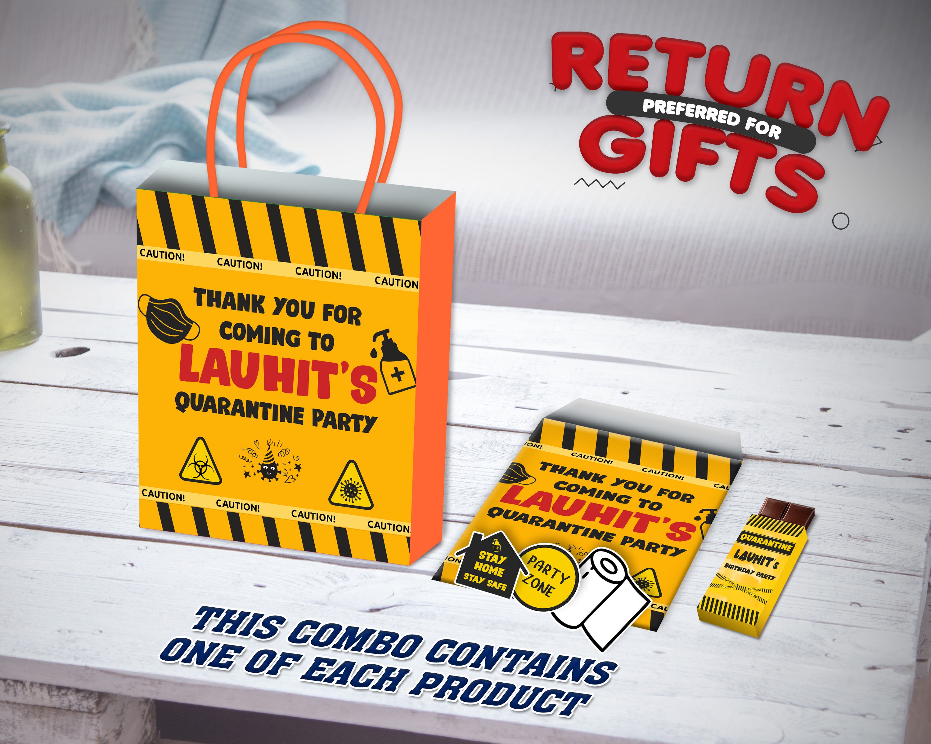 PSI Quarantine Theme Return Gift Combo